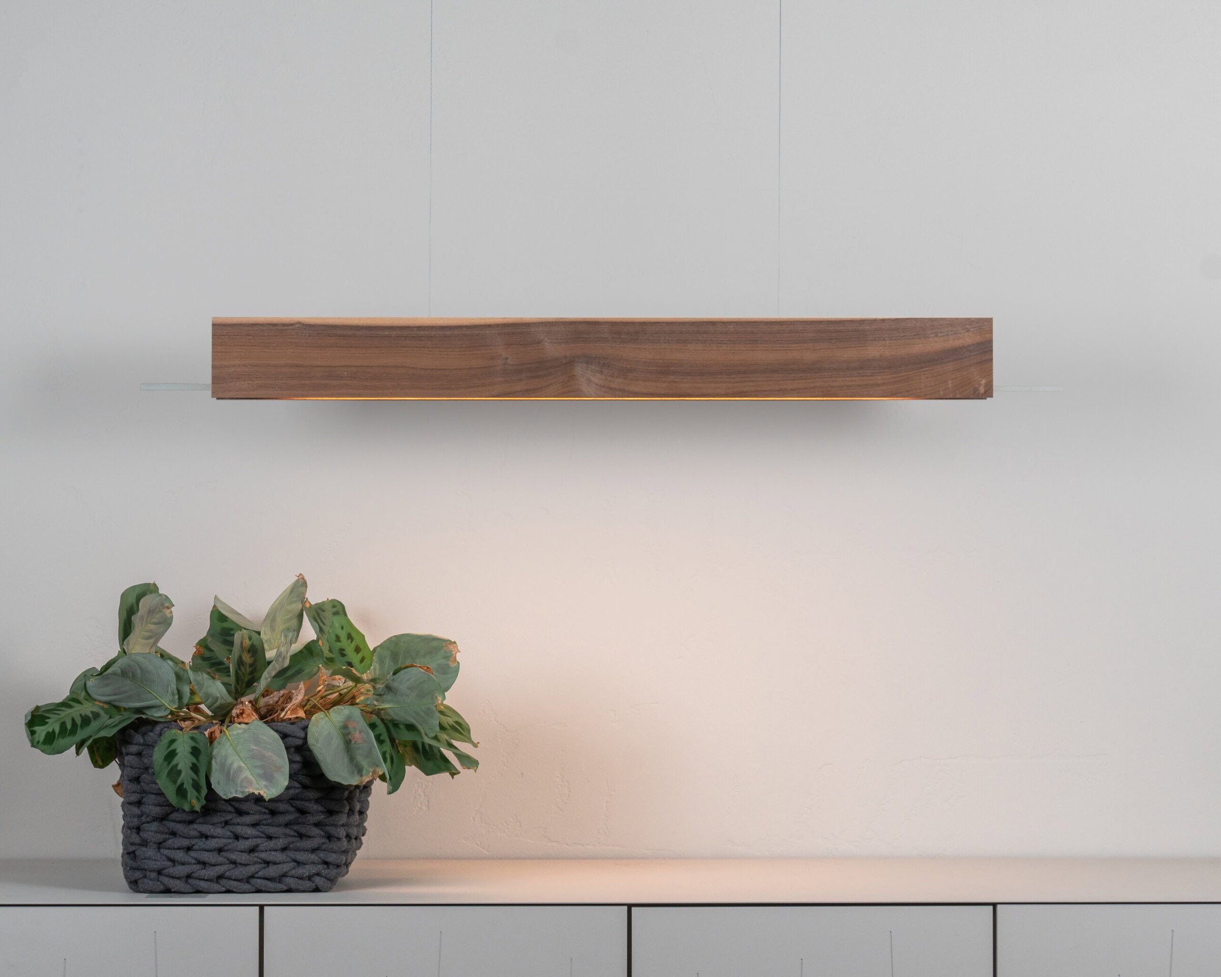 BLAZE pendant lamp walnut wood
