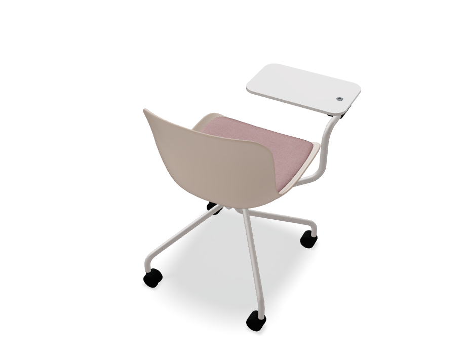 Swivel chair Baltic 2 remix metal base with wheels to a soft surface