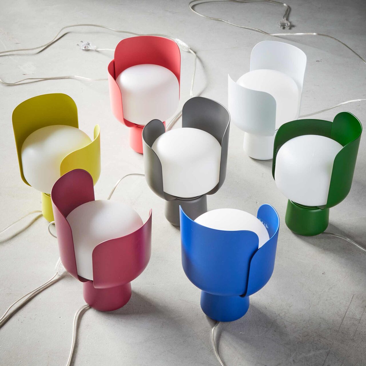 Table lamp BLOM green