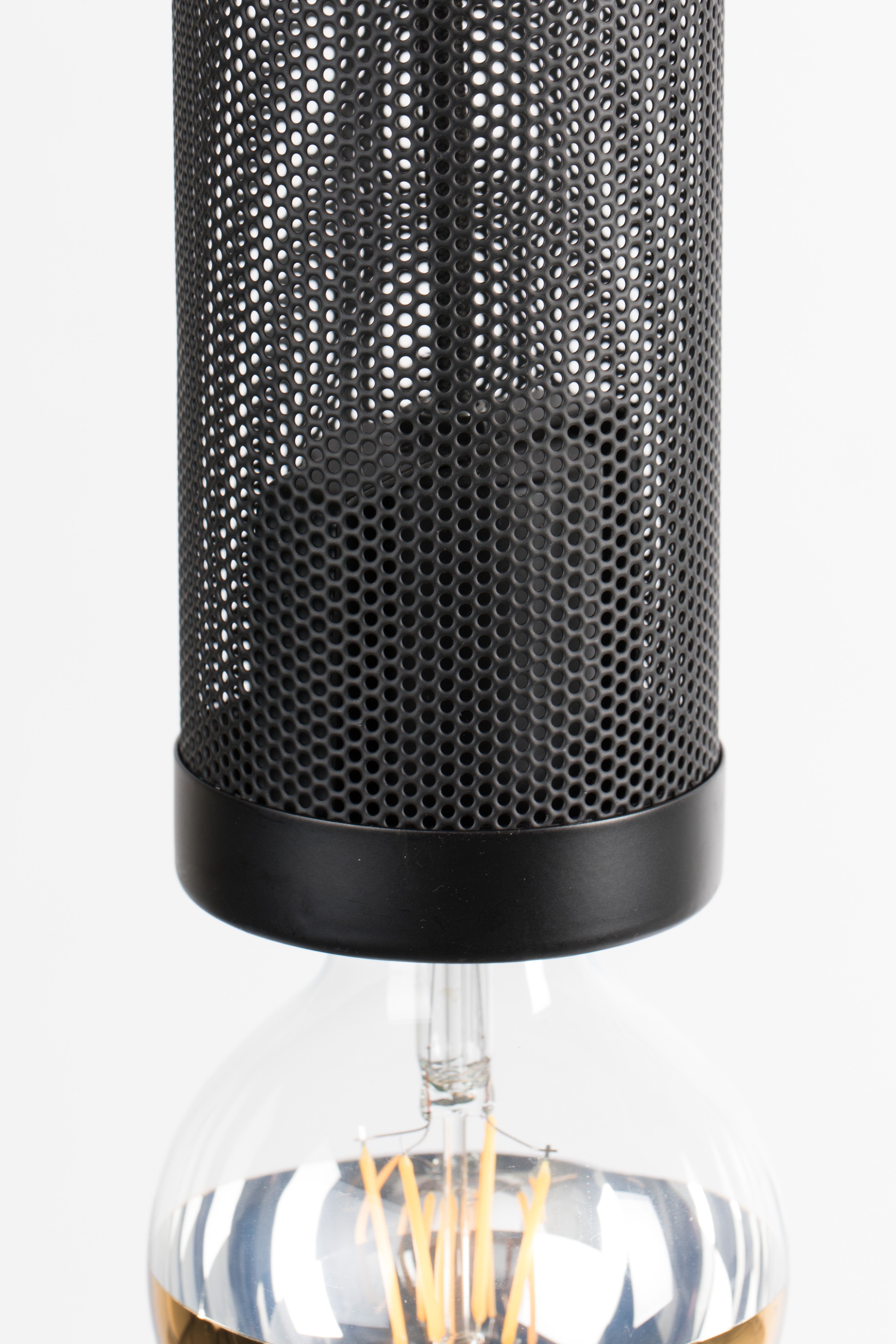 Závesná lampa SWEET MESH čierna