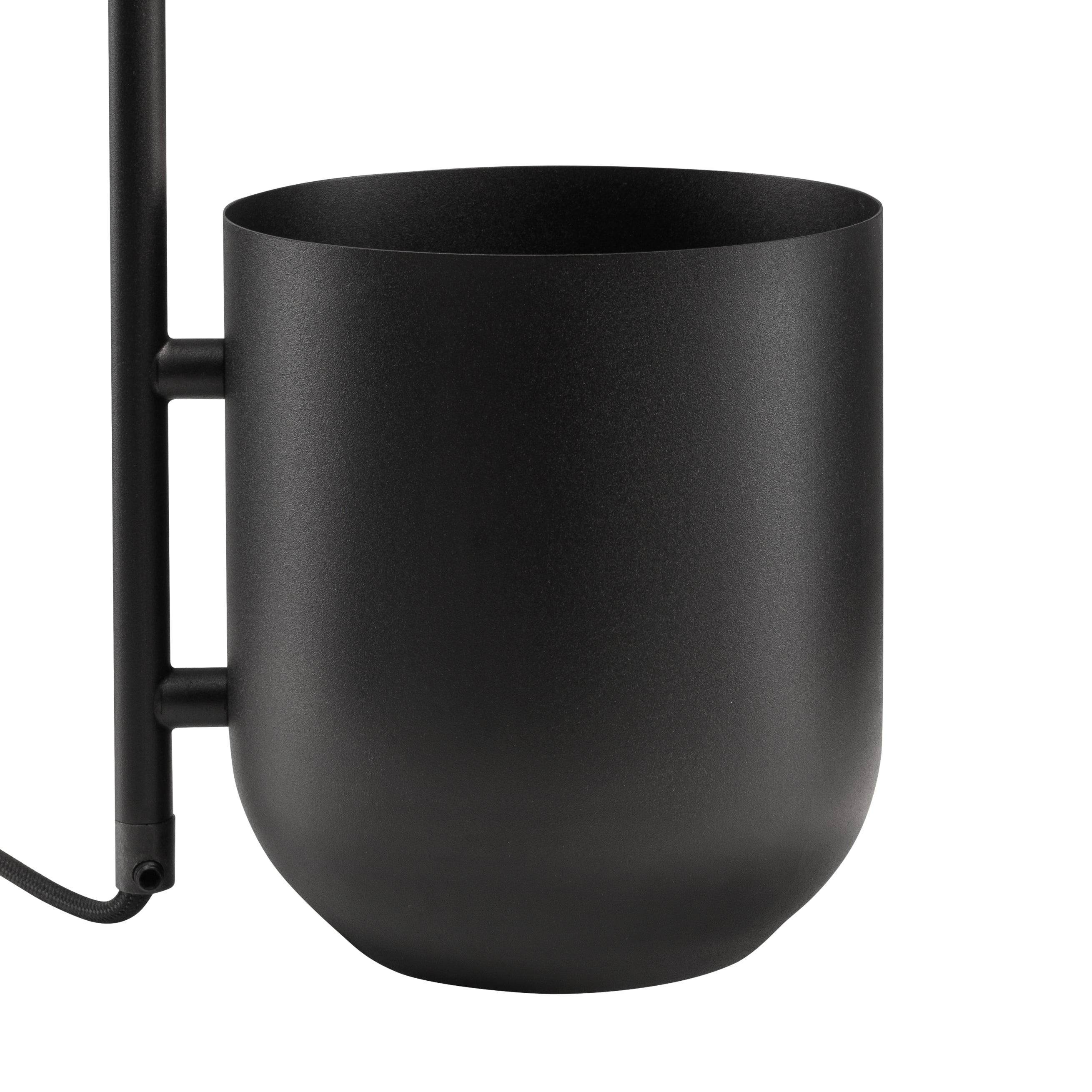 Stolná lampa BOTANICA WOOD čierna