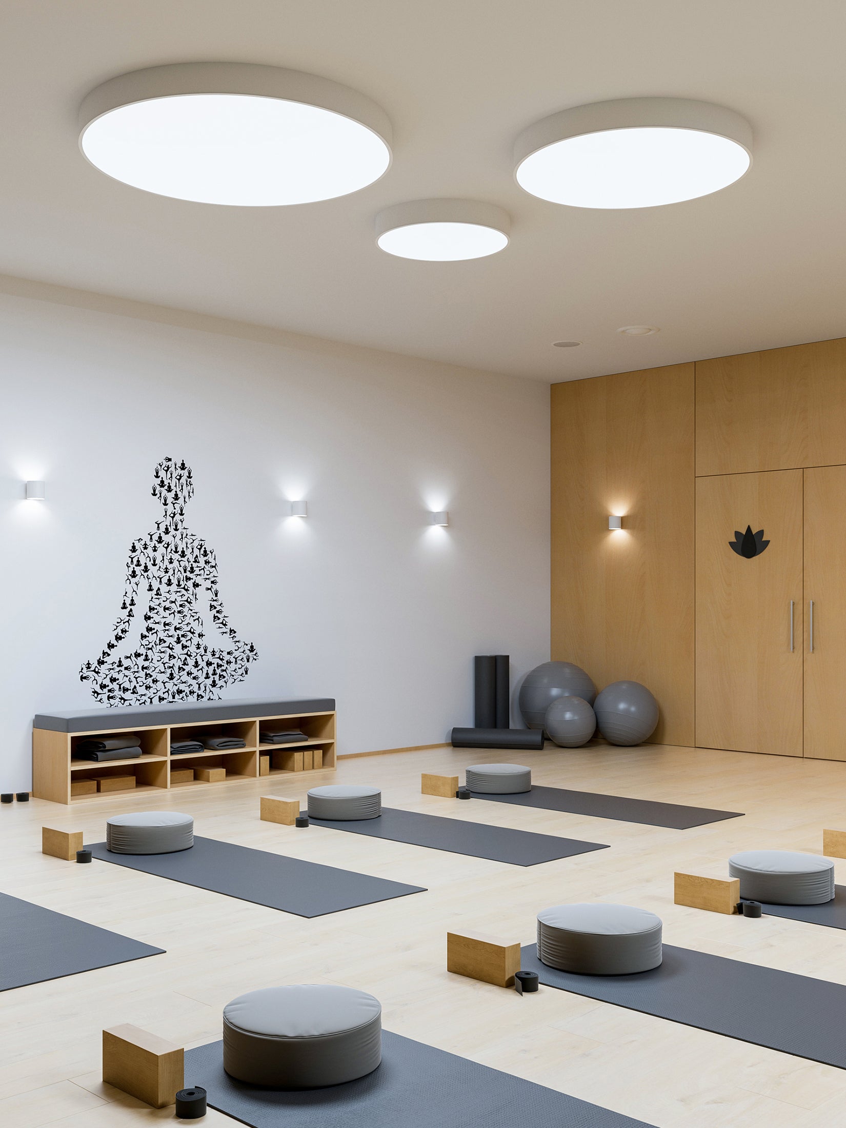 BIG SIZE NEXT ROUND surface-mounted fixture