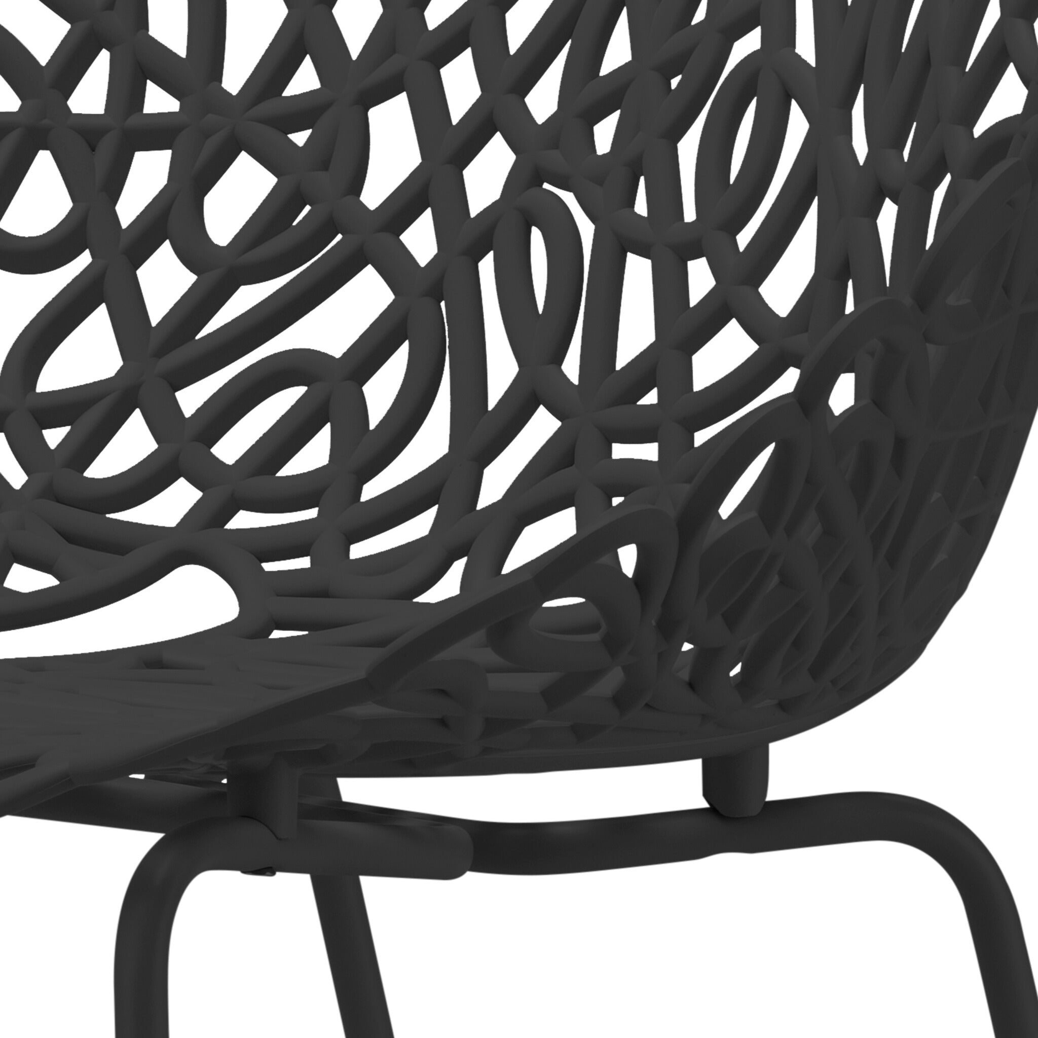 BACANA black garden chair set