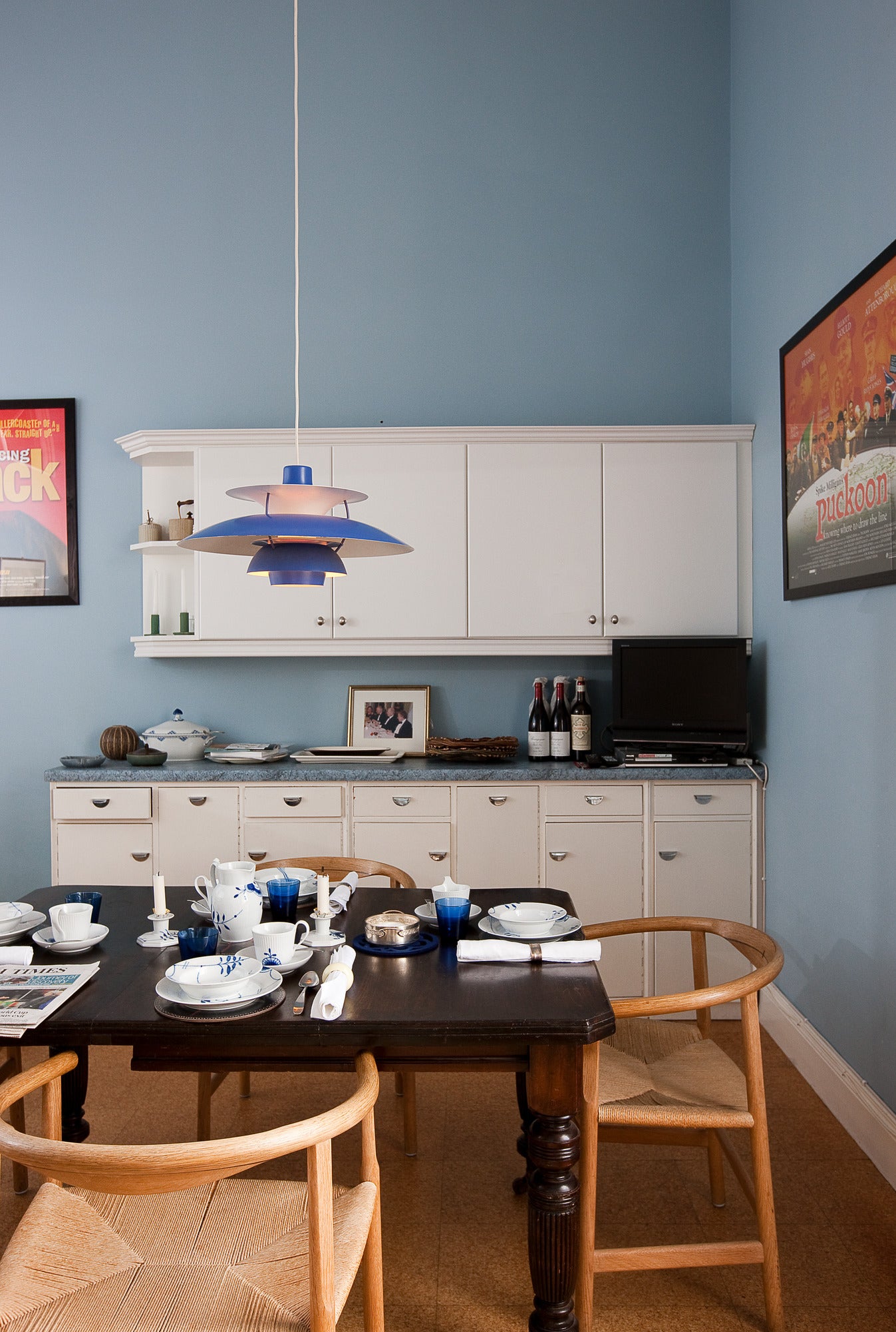 PH 5 Pendant Lamp Monochromatic Blue