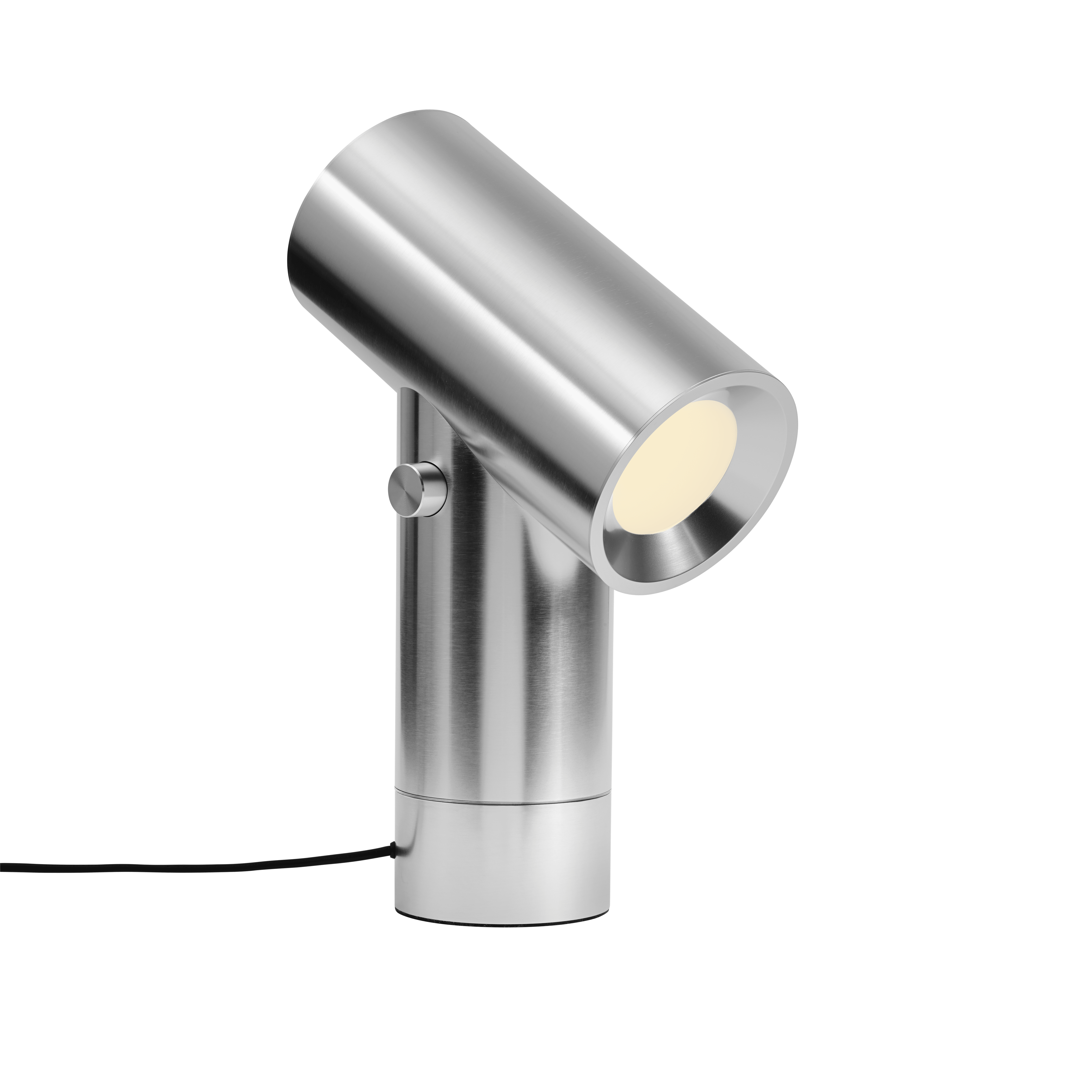 Table lamp BEAM polished aluminum