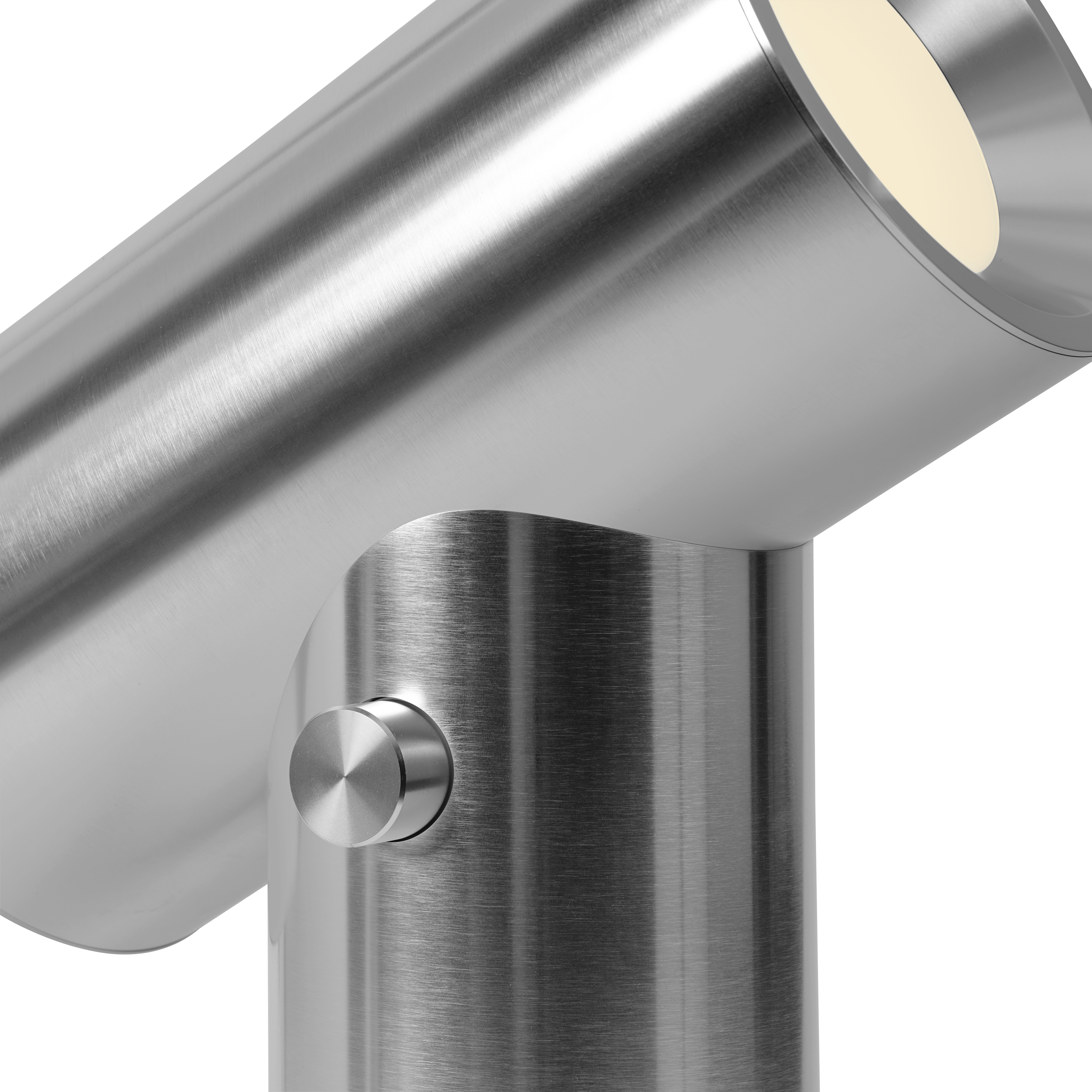 Table lamp BEAM polished aluminum