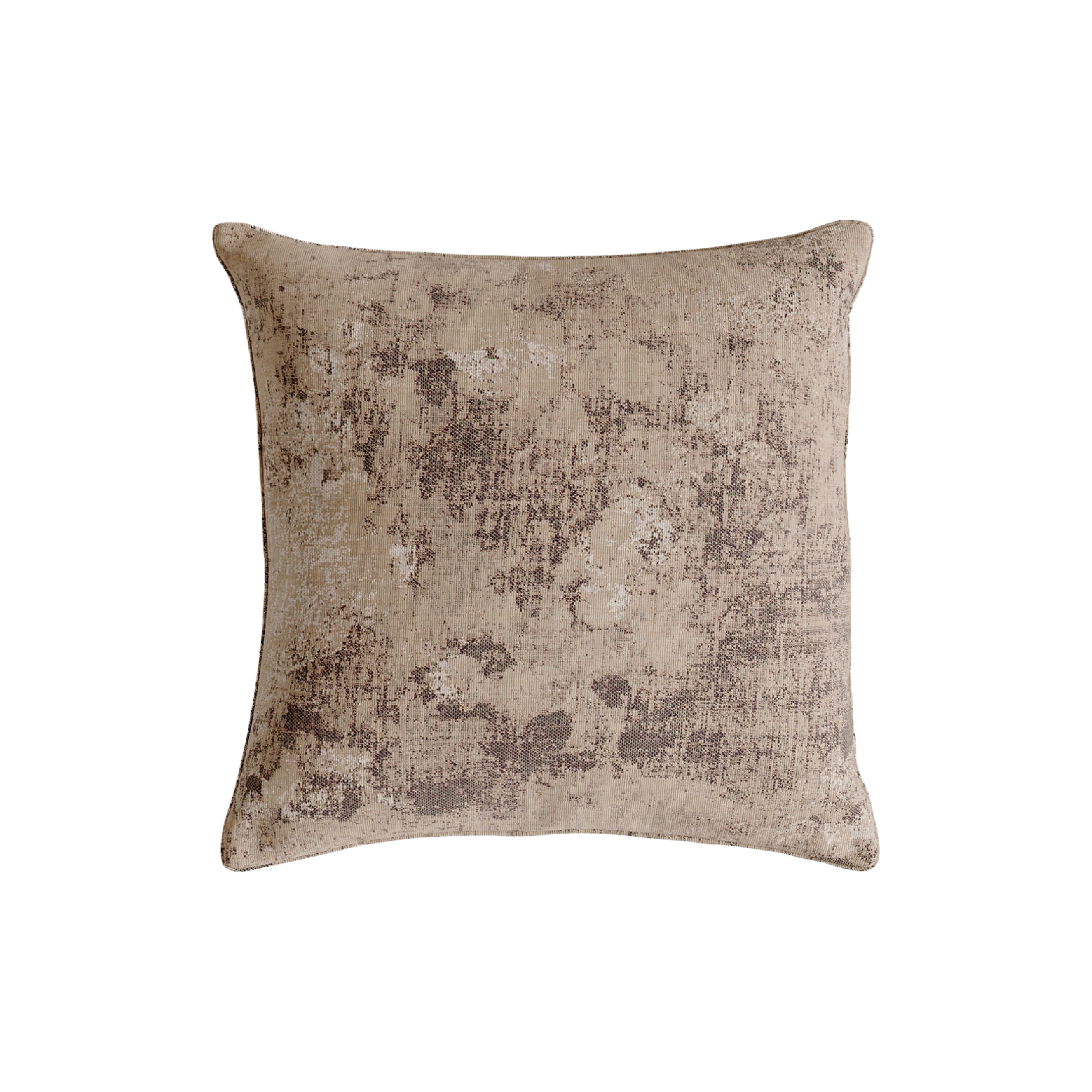 PIPED Pillow beige with brown