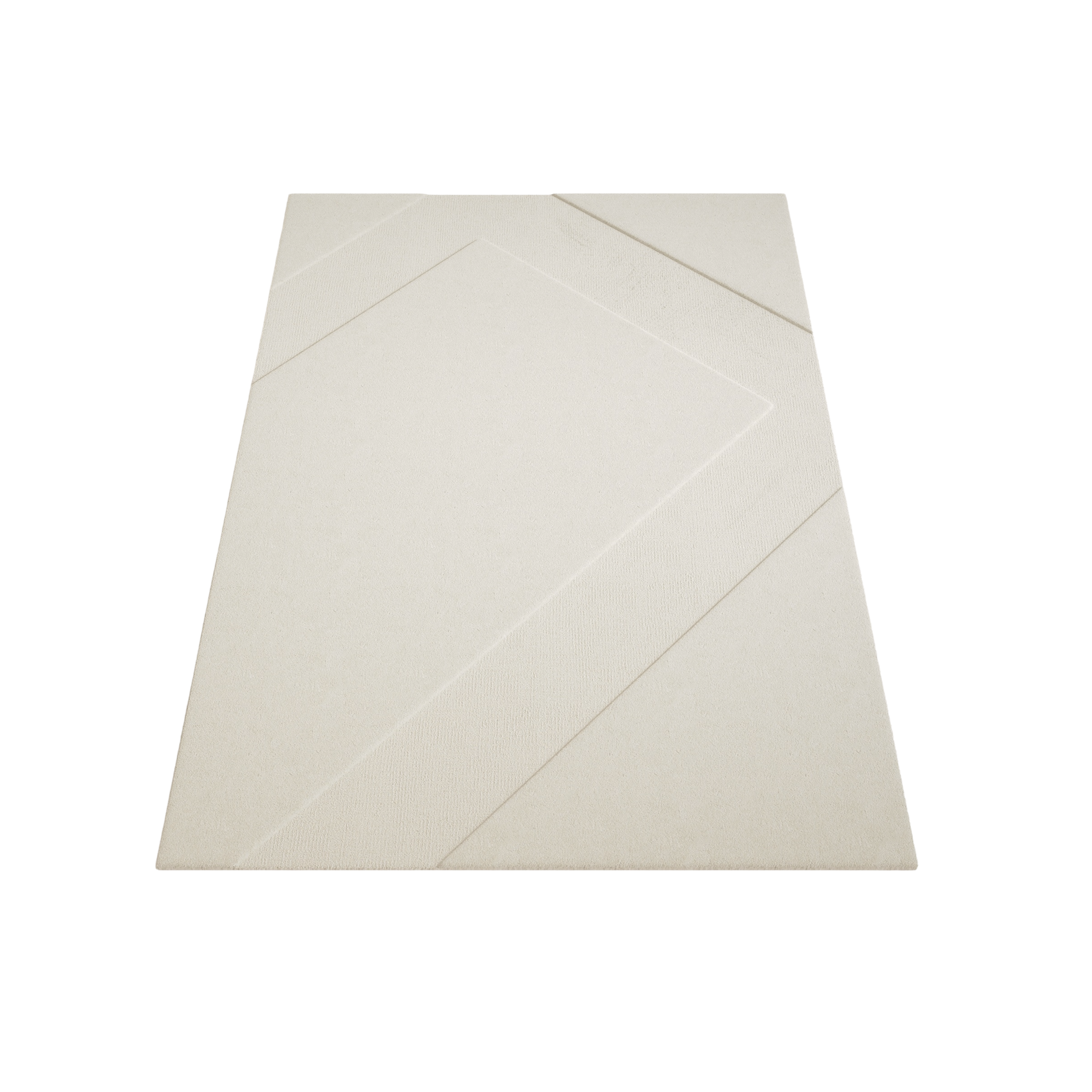 Koberec PATH zlomená biela