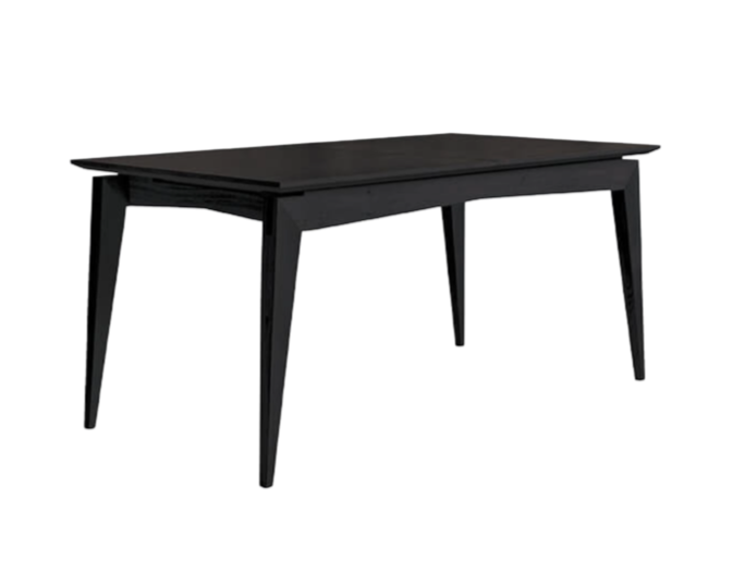 Rozkladací stôl WIDEN čierny dub