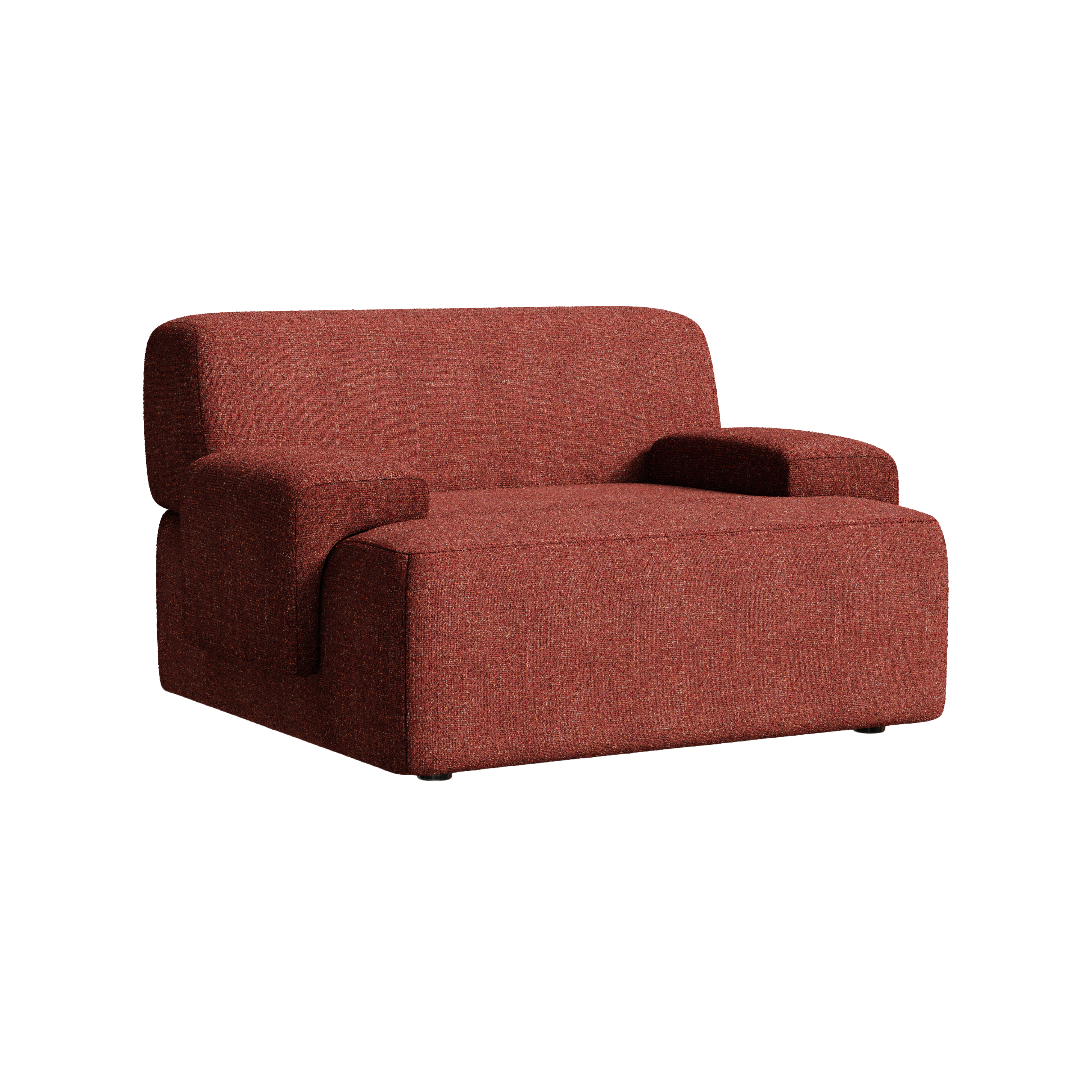 UMI Armchair Chestnut Red