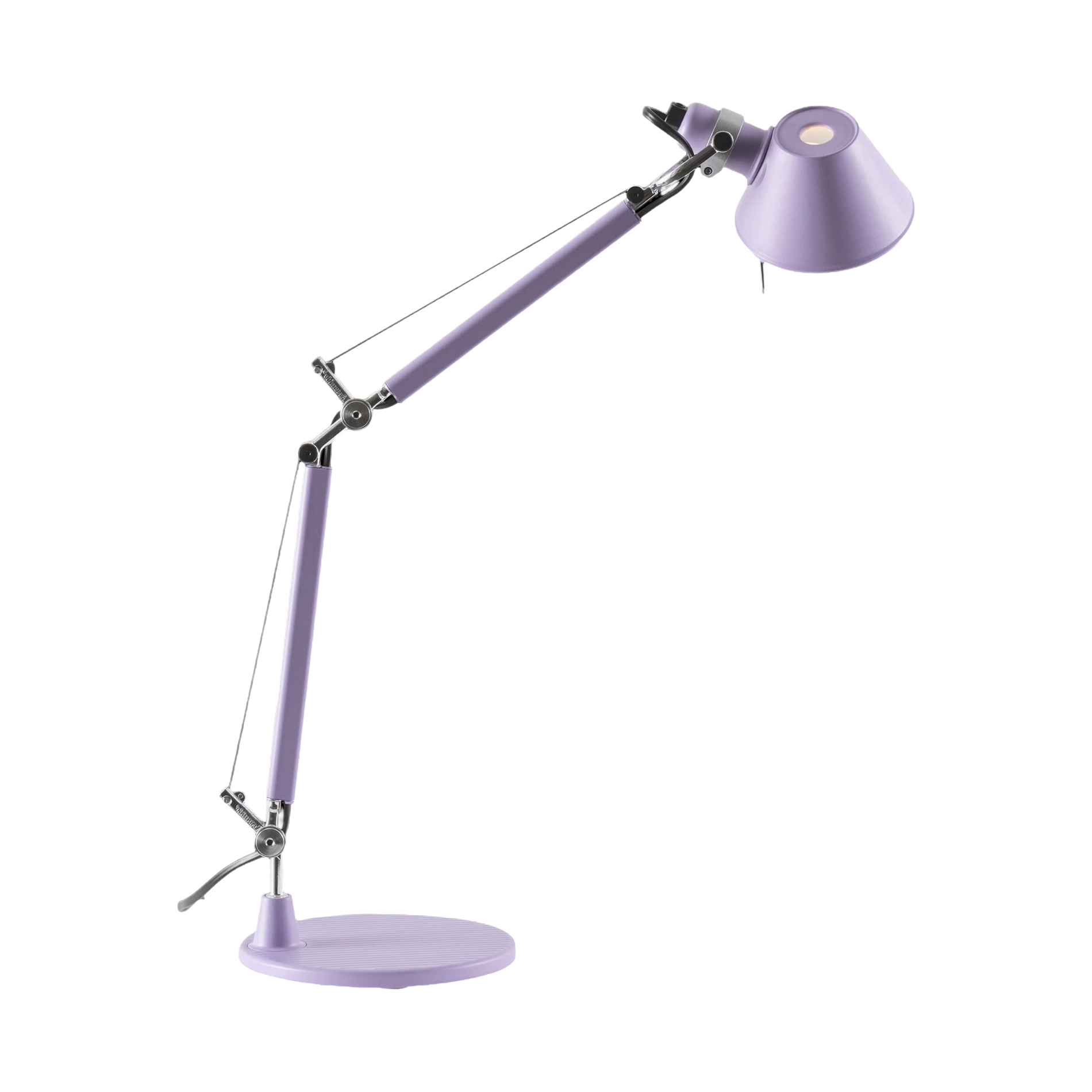 Stolná lampa nastaviteľná TOLOMEO MICRO COLOR MATTE levanduľová