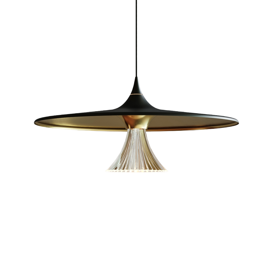 Hanging Lamp IPNO Black with Gold