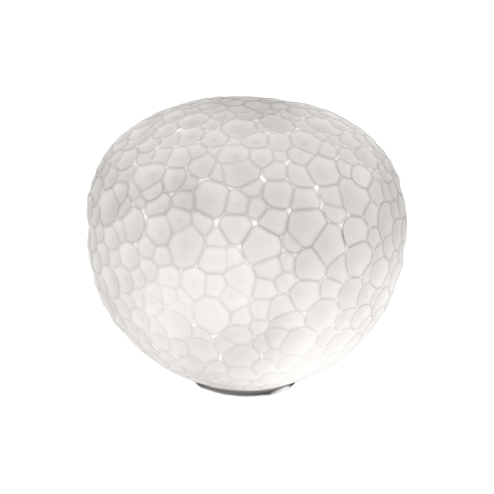 Stolná lampa METEORITE biela