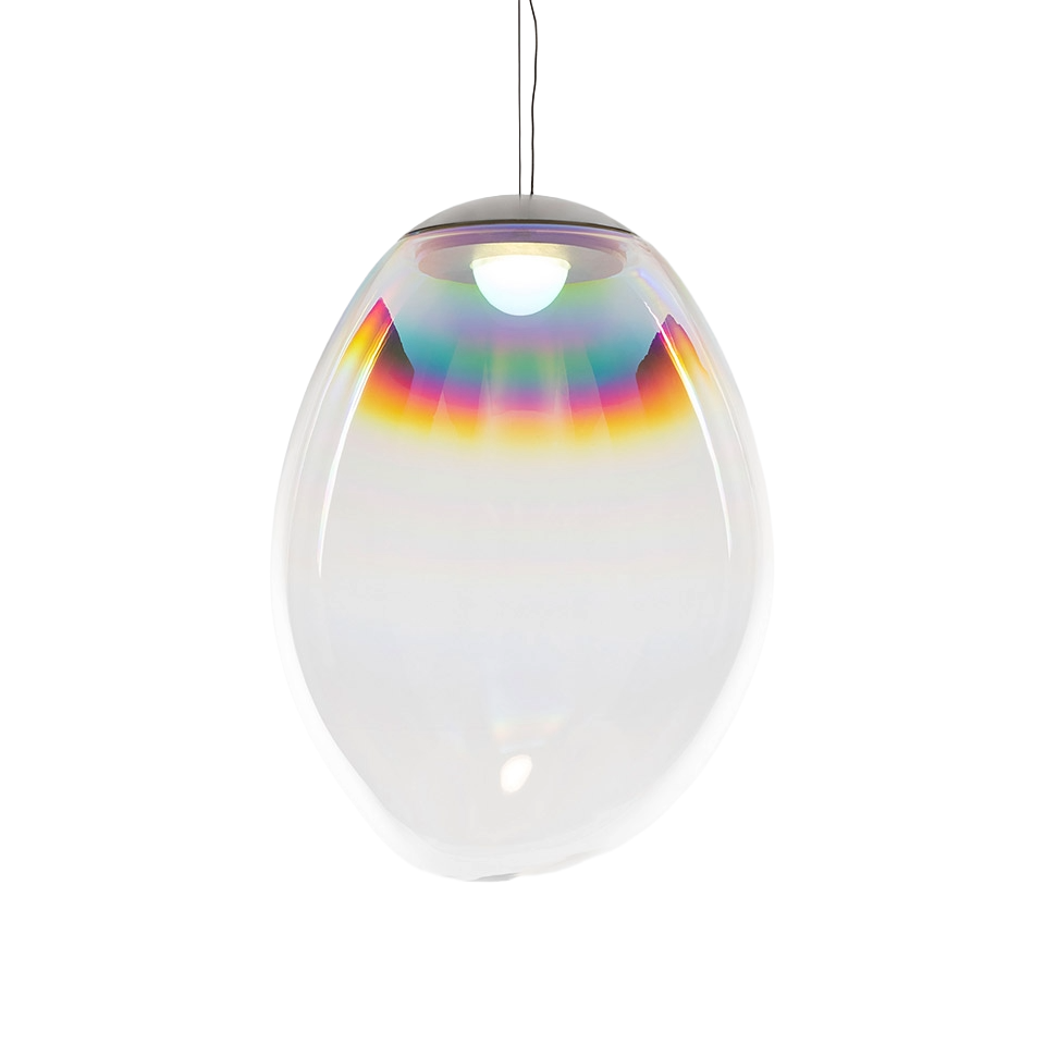 Závesná lampa STELLAR NEBULA opalizované sklo fúkané