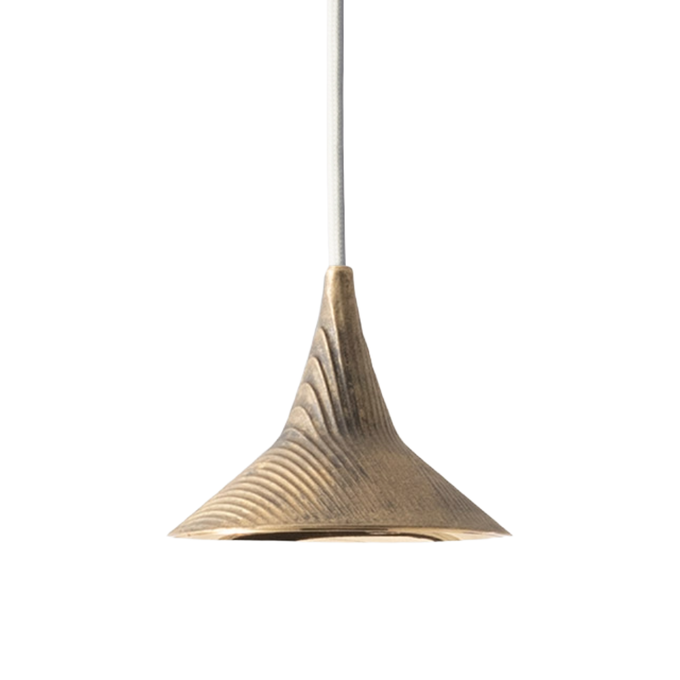 Závesná lampa UNTERLINDEN mosadz