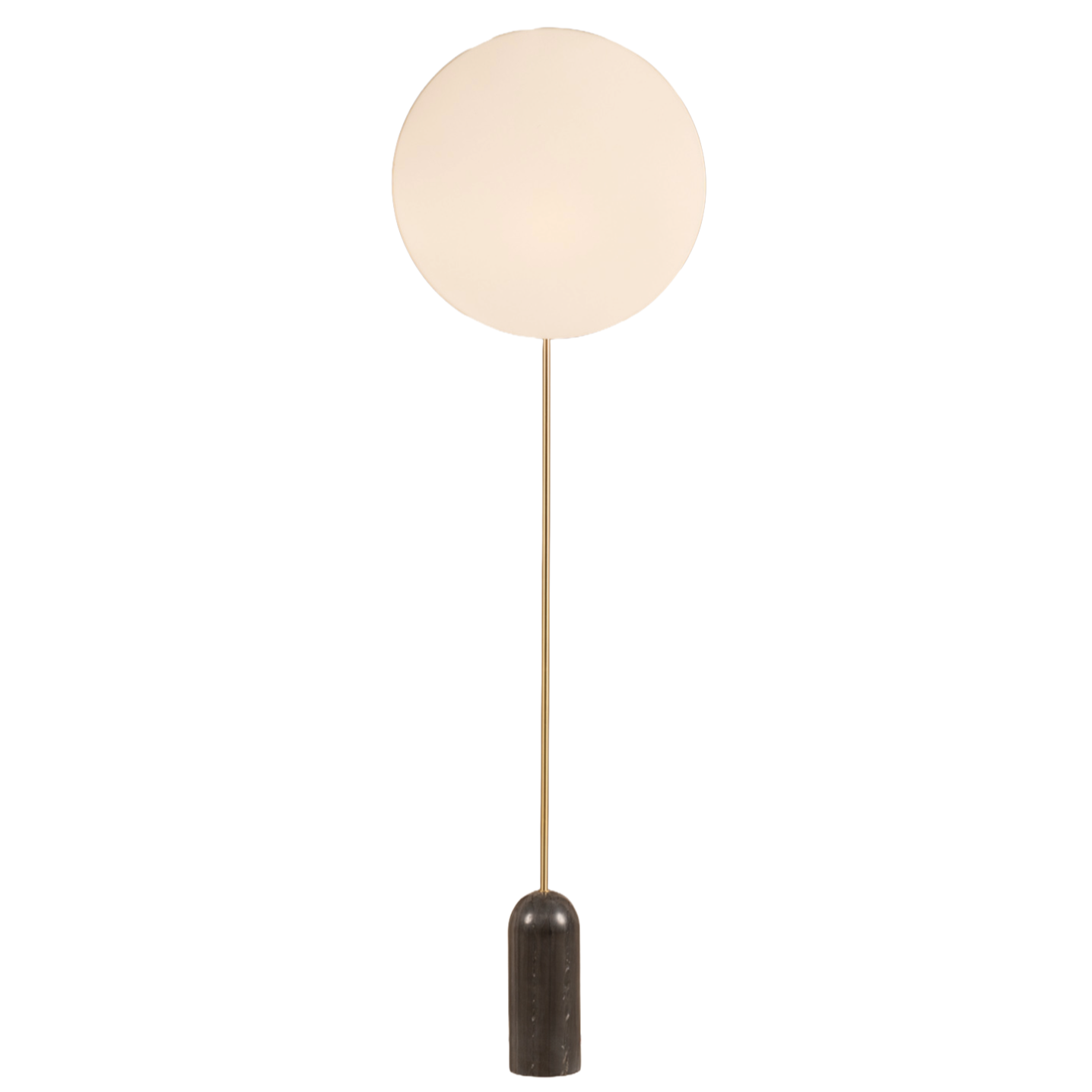 Pendulum Floor Lamp Black Marble