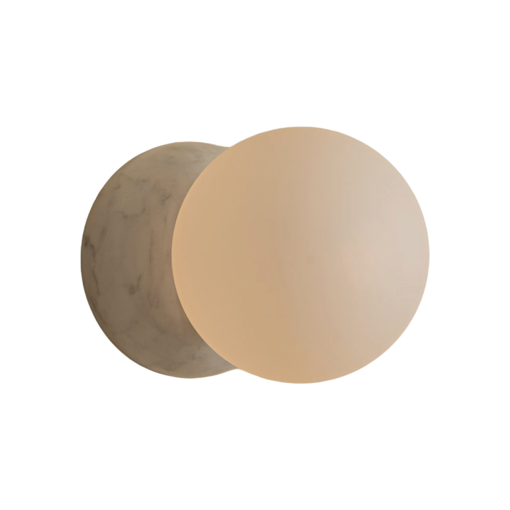 Nástenné svietidlo EKLIPSO biely mramor