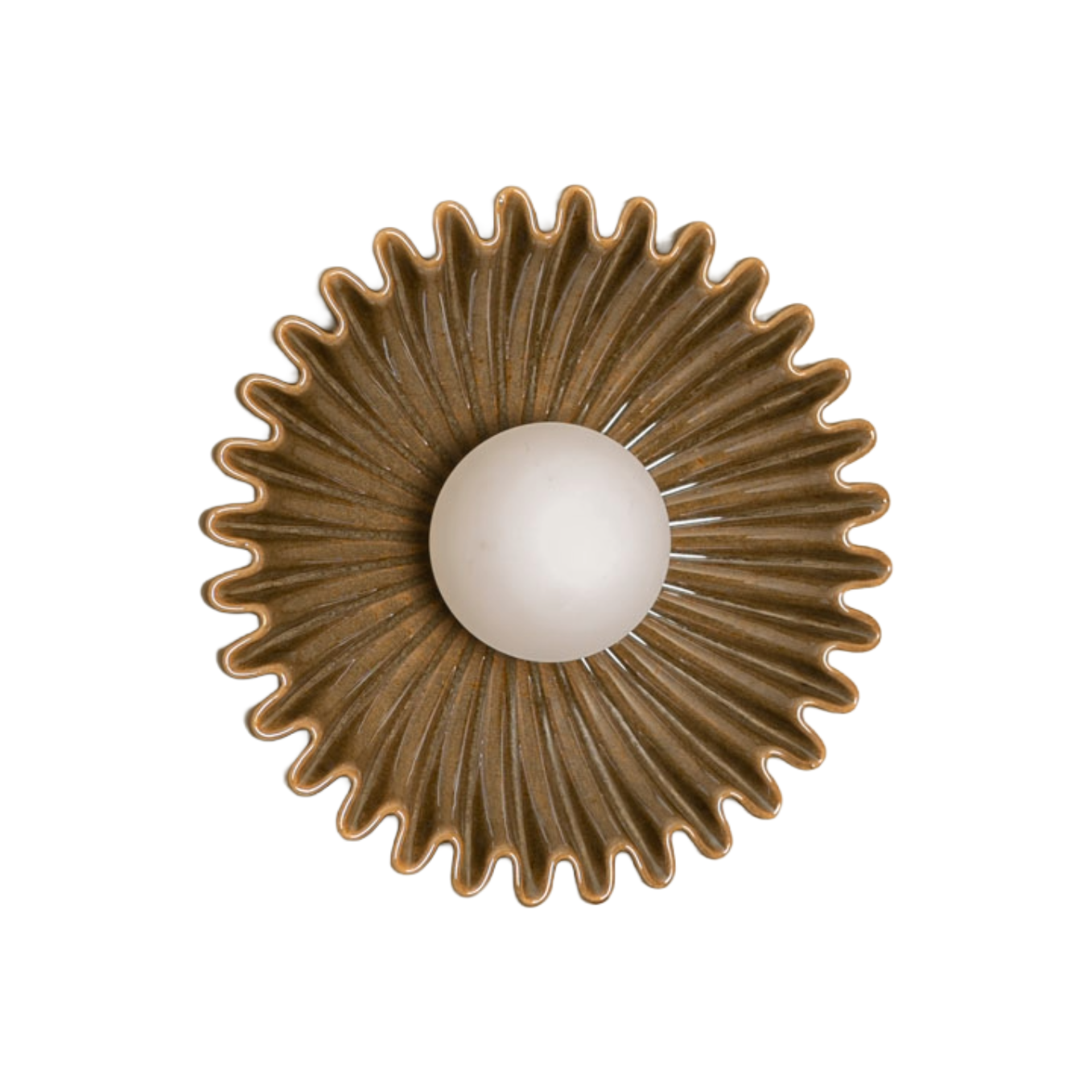 Ceramic Wall Lamp OSTRO Green