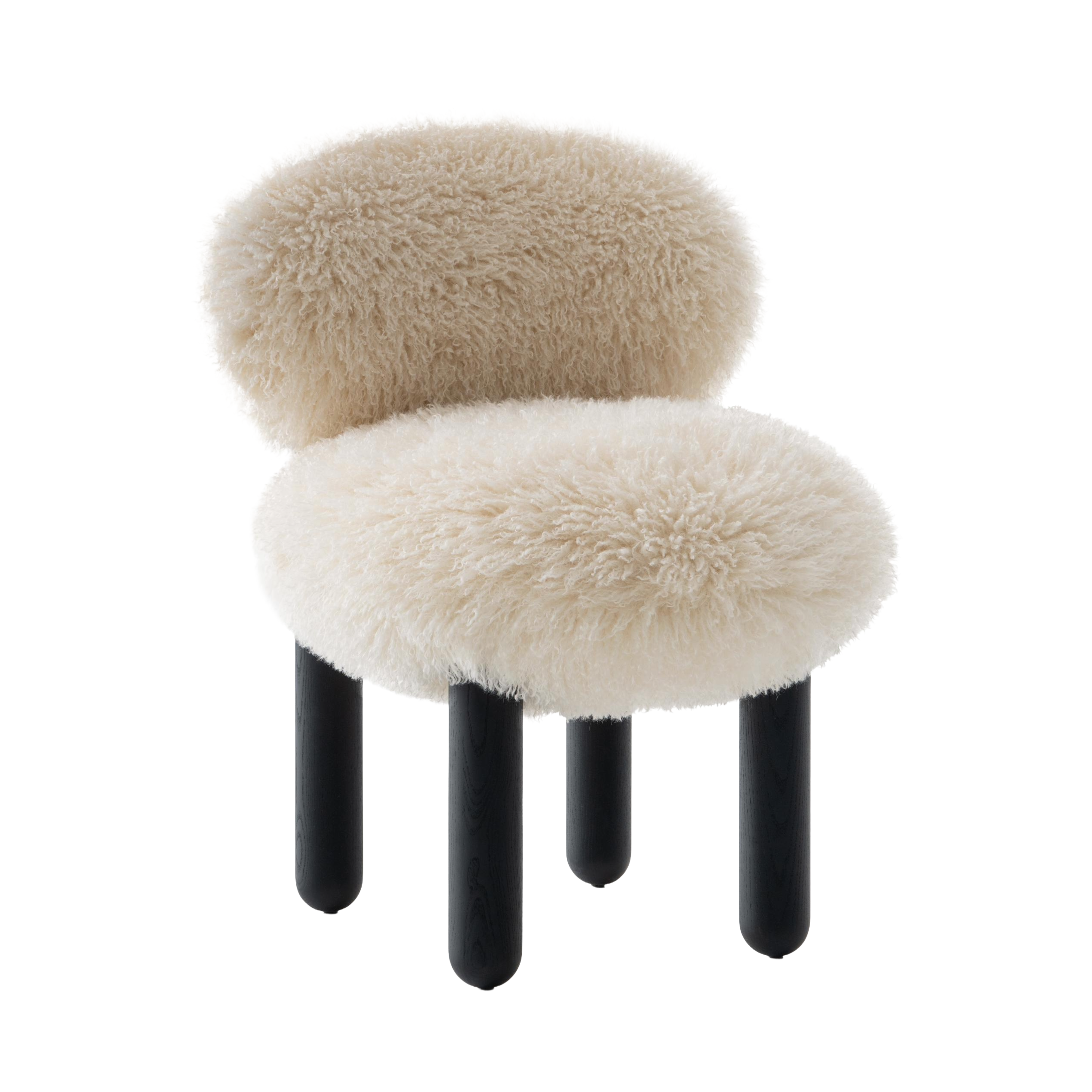 Stolička FLOCK CS2 - FLUFFY EDITION umelé kožušiny