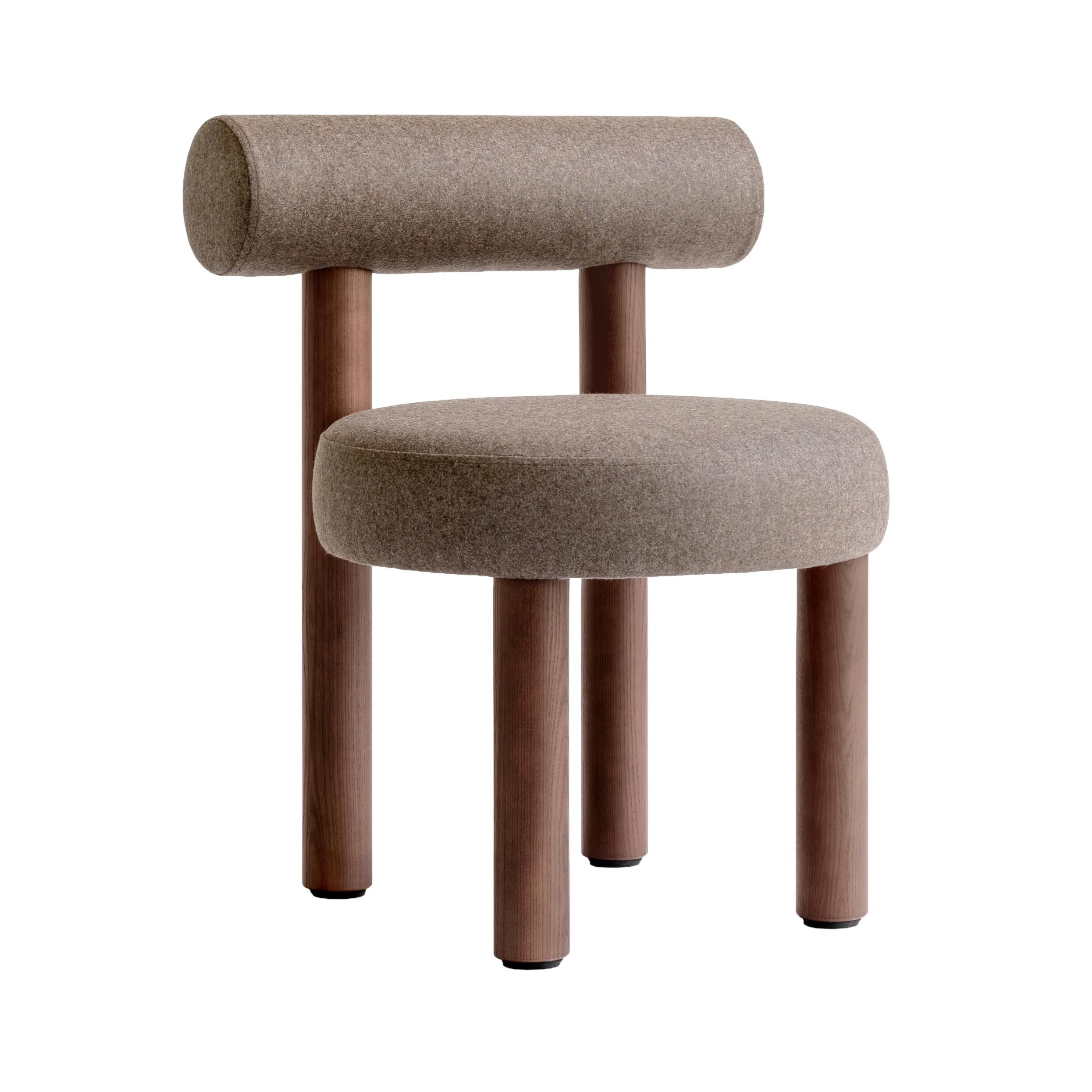 Upholstered GROPIUS CS2 Chair with Wooden Base