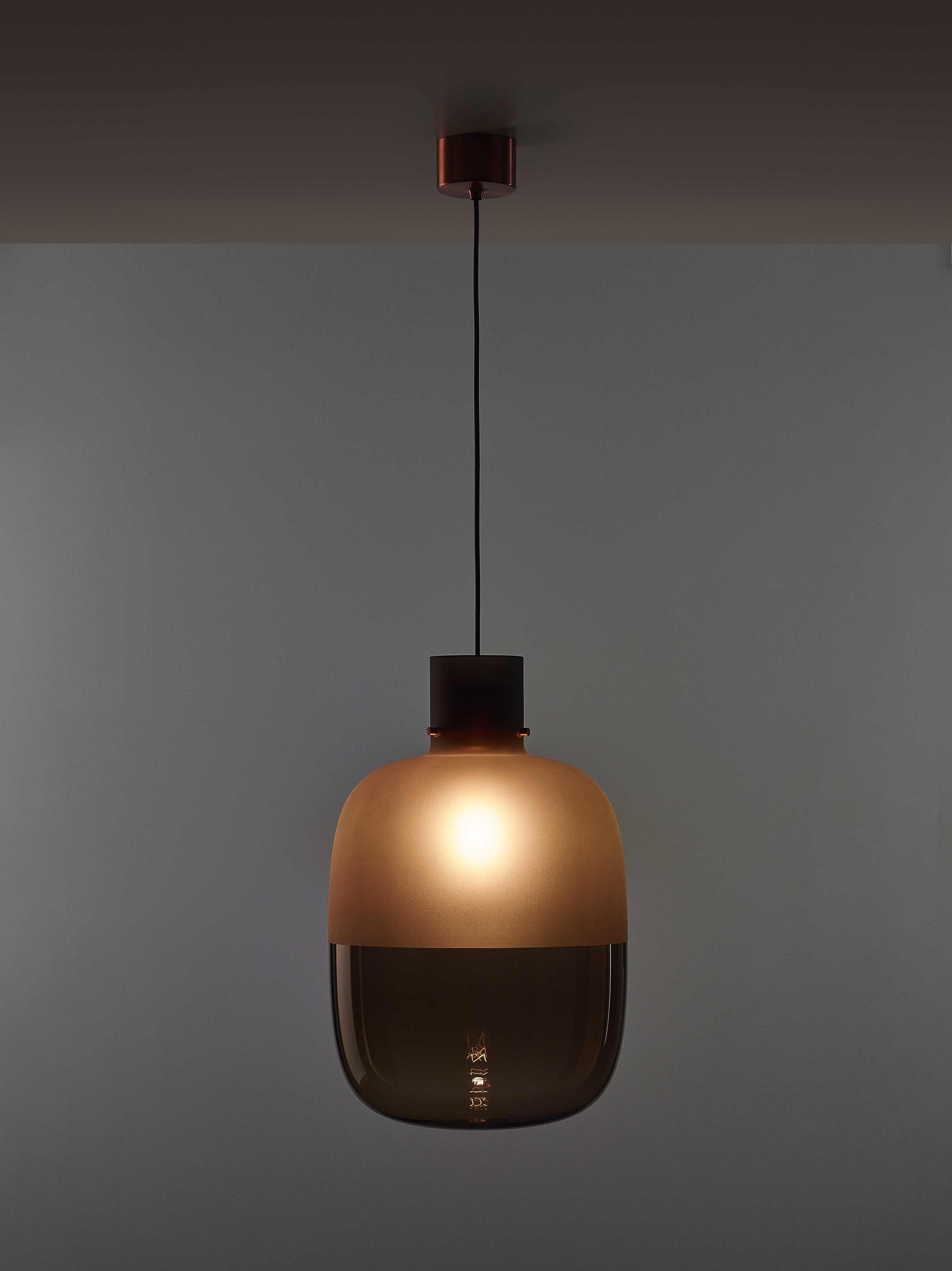 Závesná lampa AWA LARGE sklo fúkané