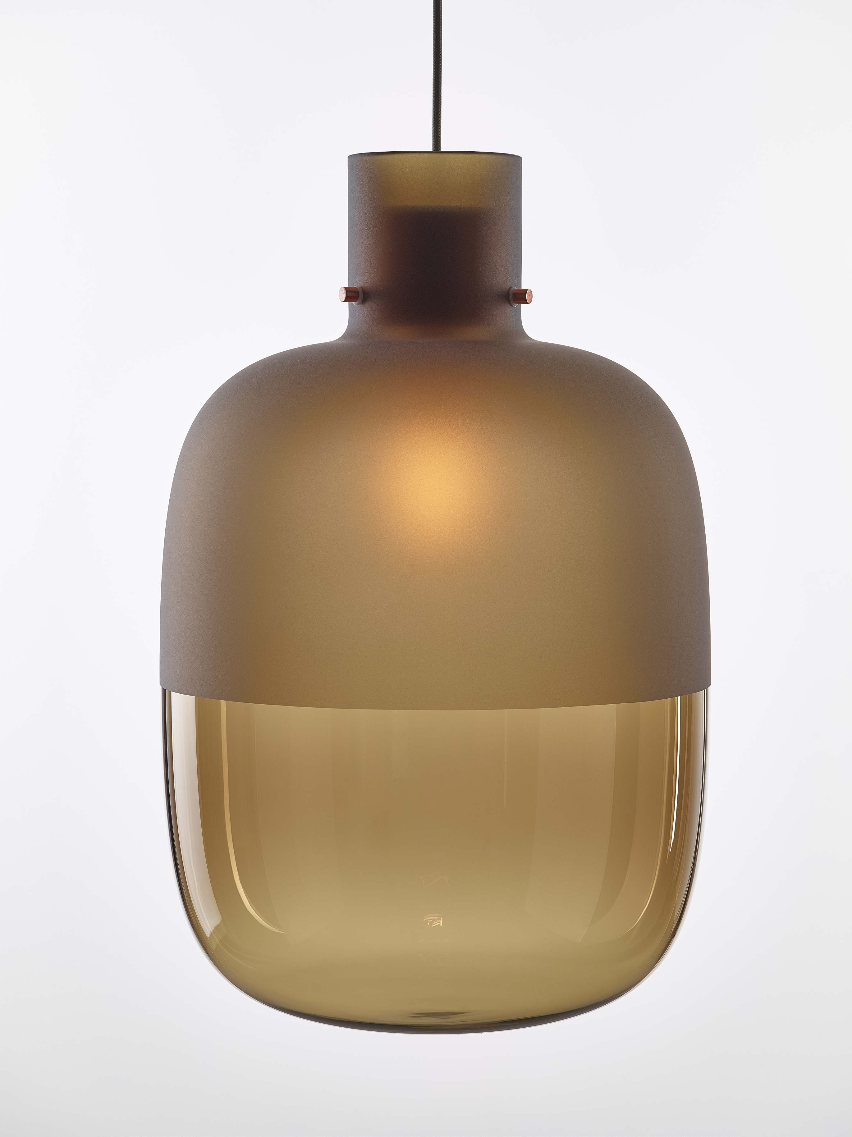 Závesná lampa AWA LARGE sklo fúkané