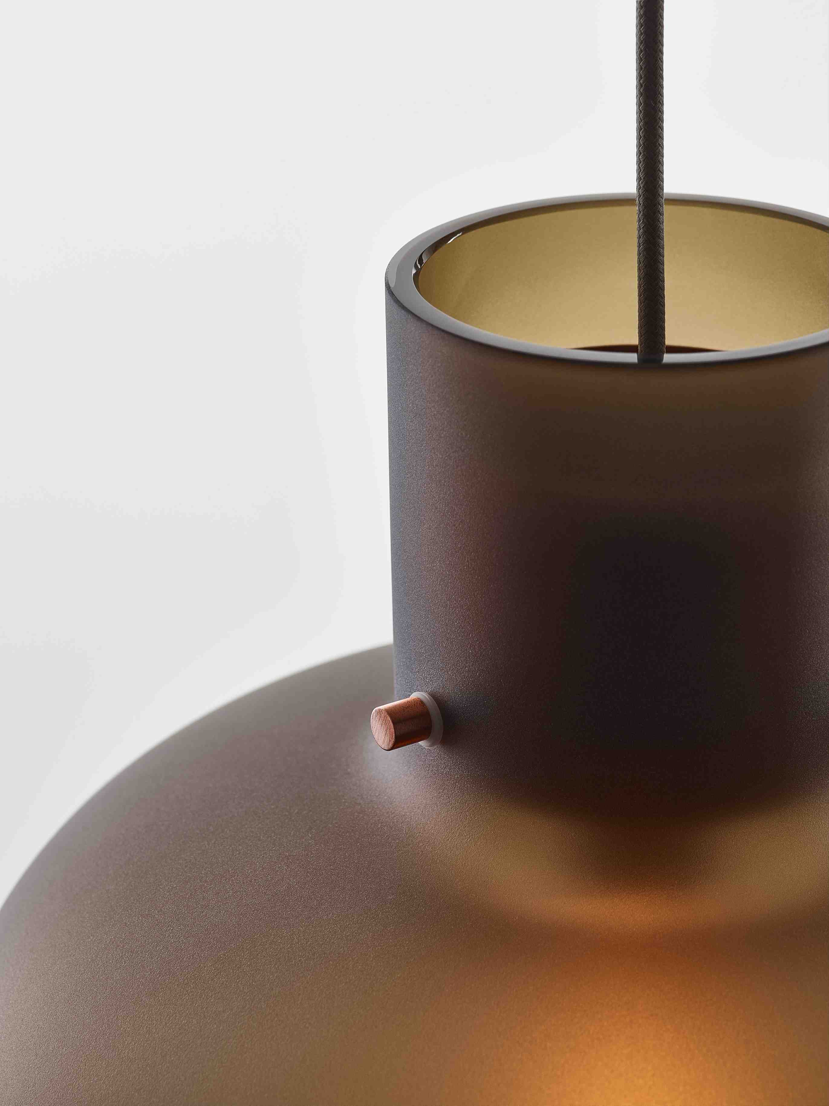 Závesná lampa AWA LARGE sklo fúkané