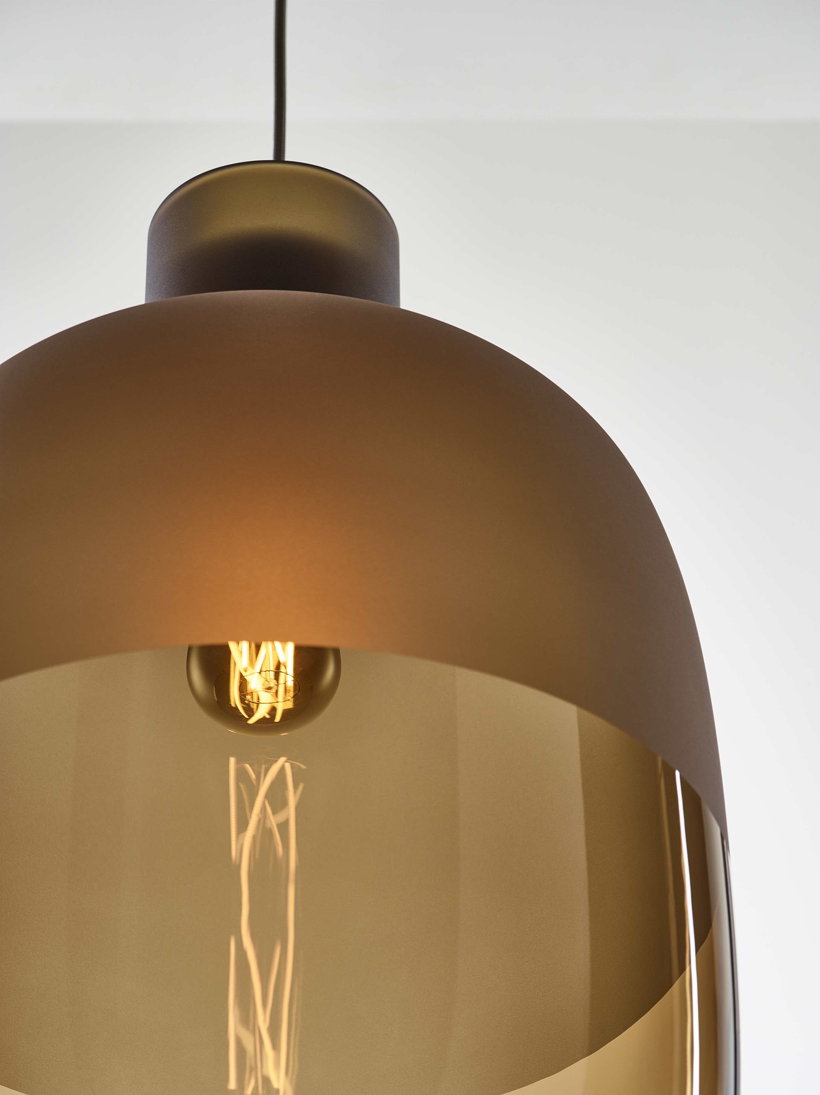 Závesná lampa AWA LARGE sklo fúkané