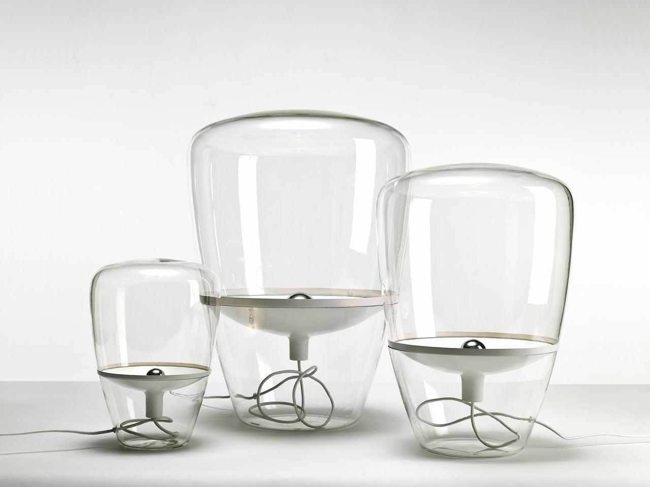 Stojaca lampa BALLOONS nafukované sklo