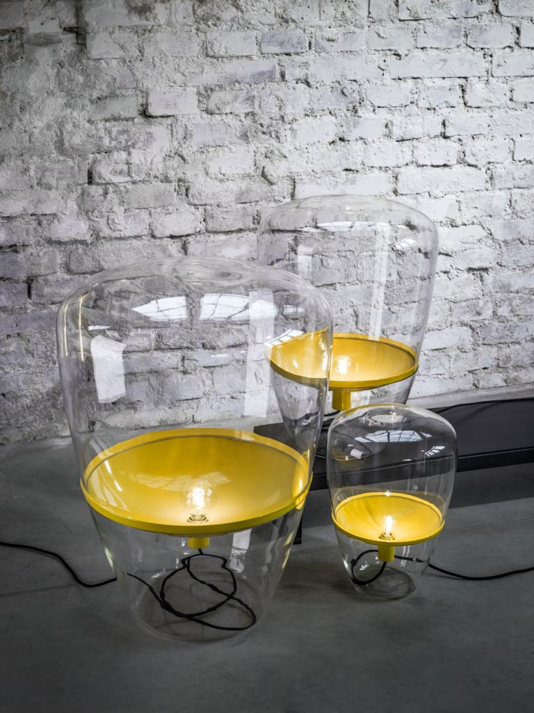 Stojaca lampa BALLOONS nafukované sklo