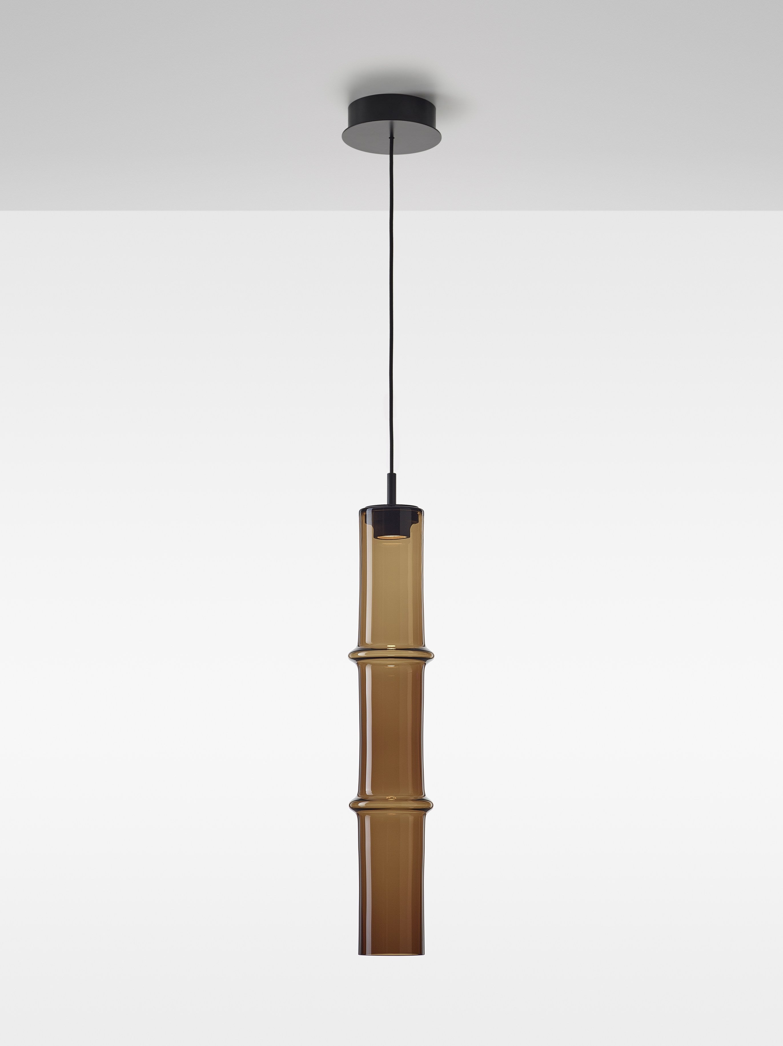 Závesná lampa BAMBOO FOREST sklo