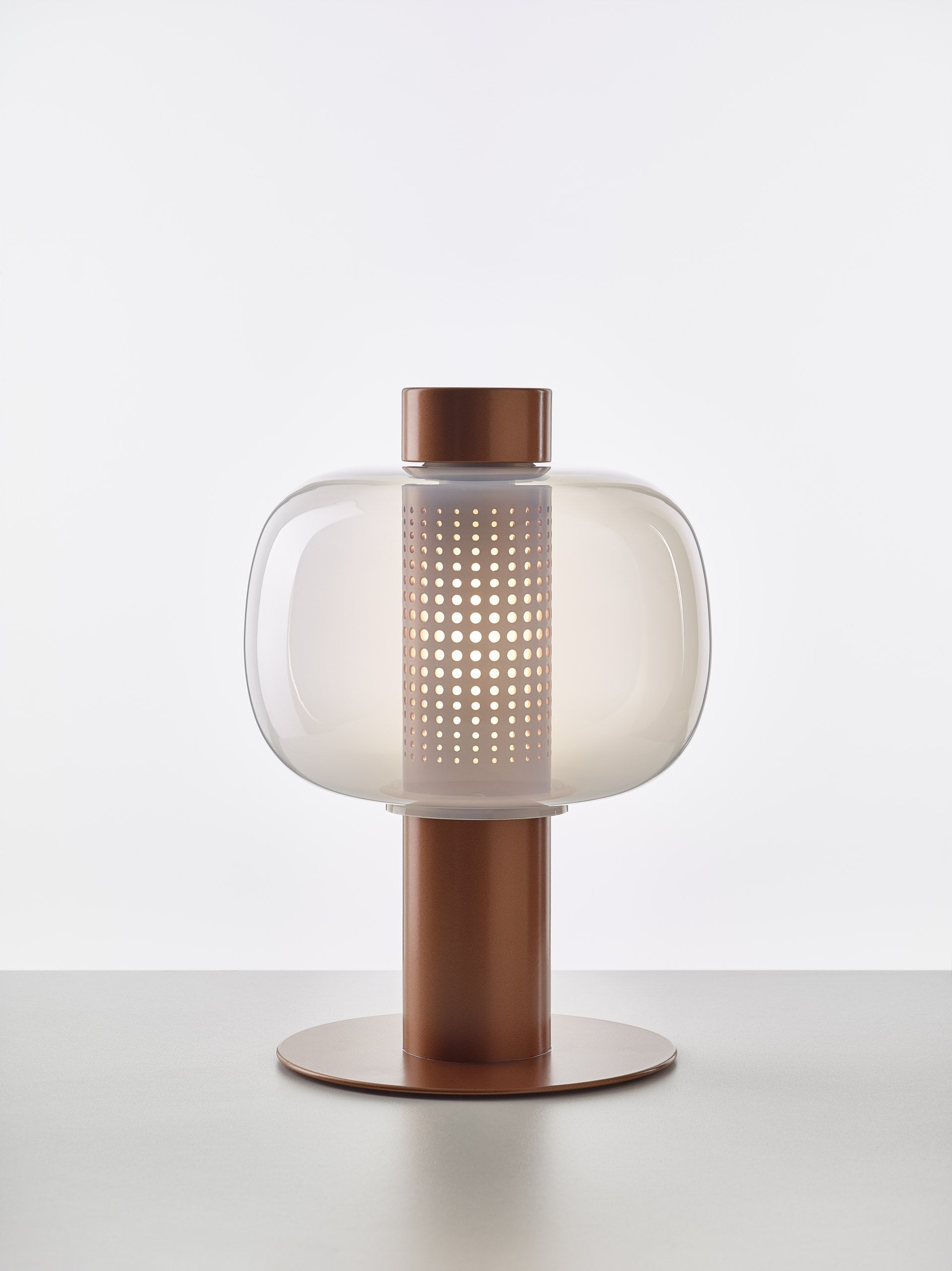 Outdoor floor lamp BONBORI blown glass