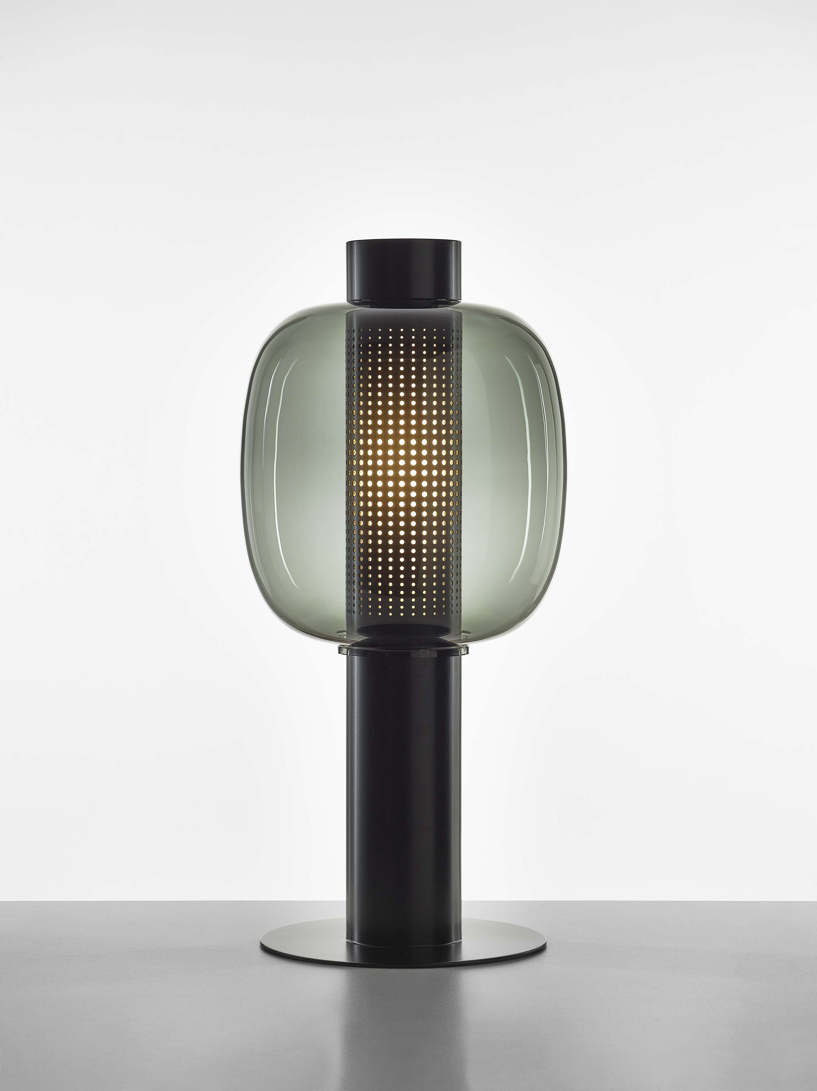 Outdoor floor lamp BONBORI blown glass
