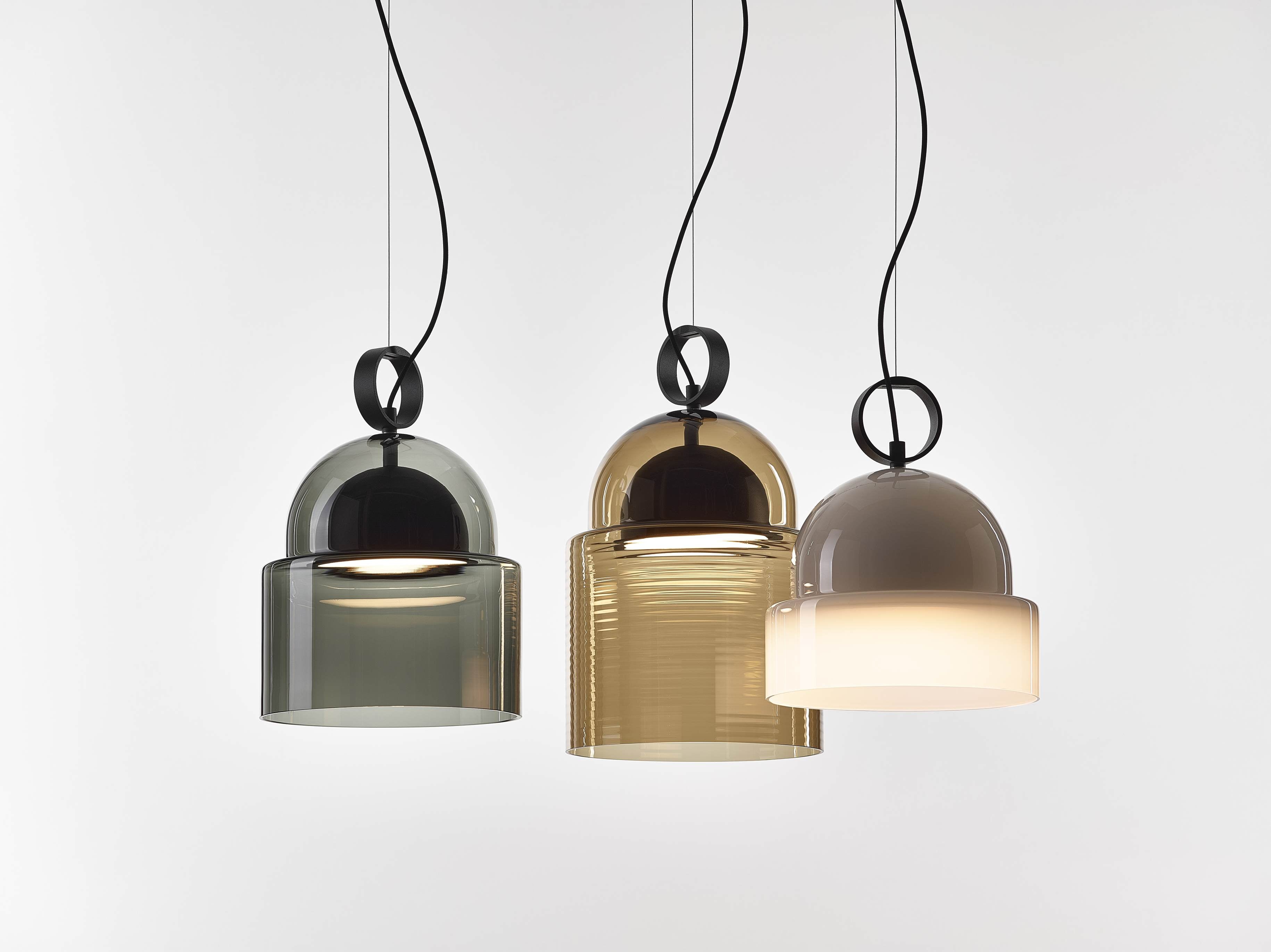 Závesná lampa DOME fúkané sklo