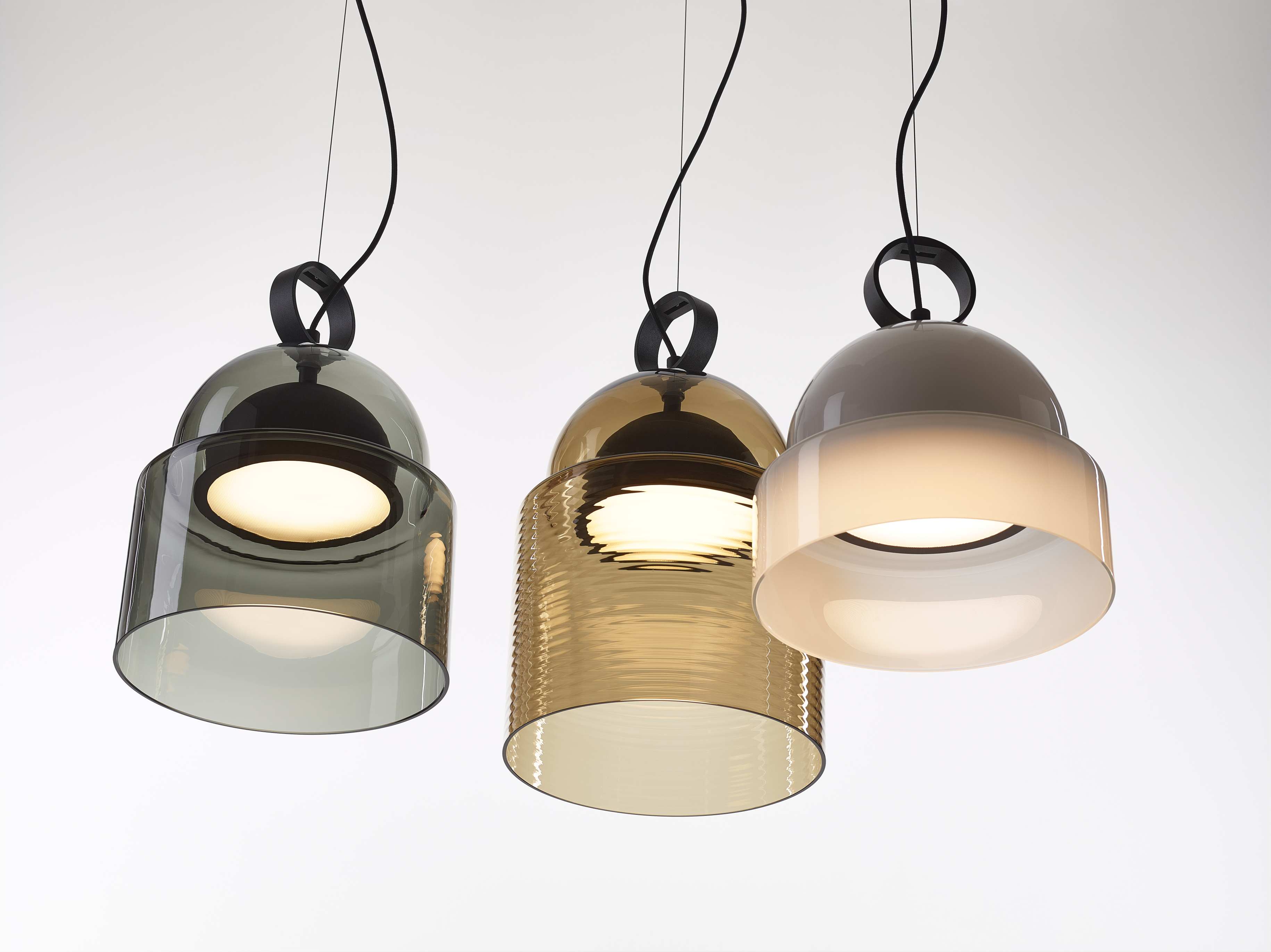 Závesná lampa DOME fúkané sklo