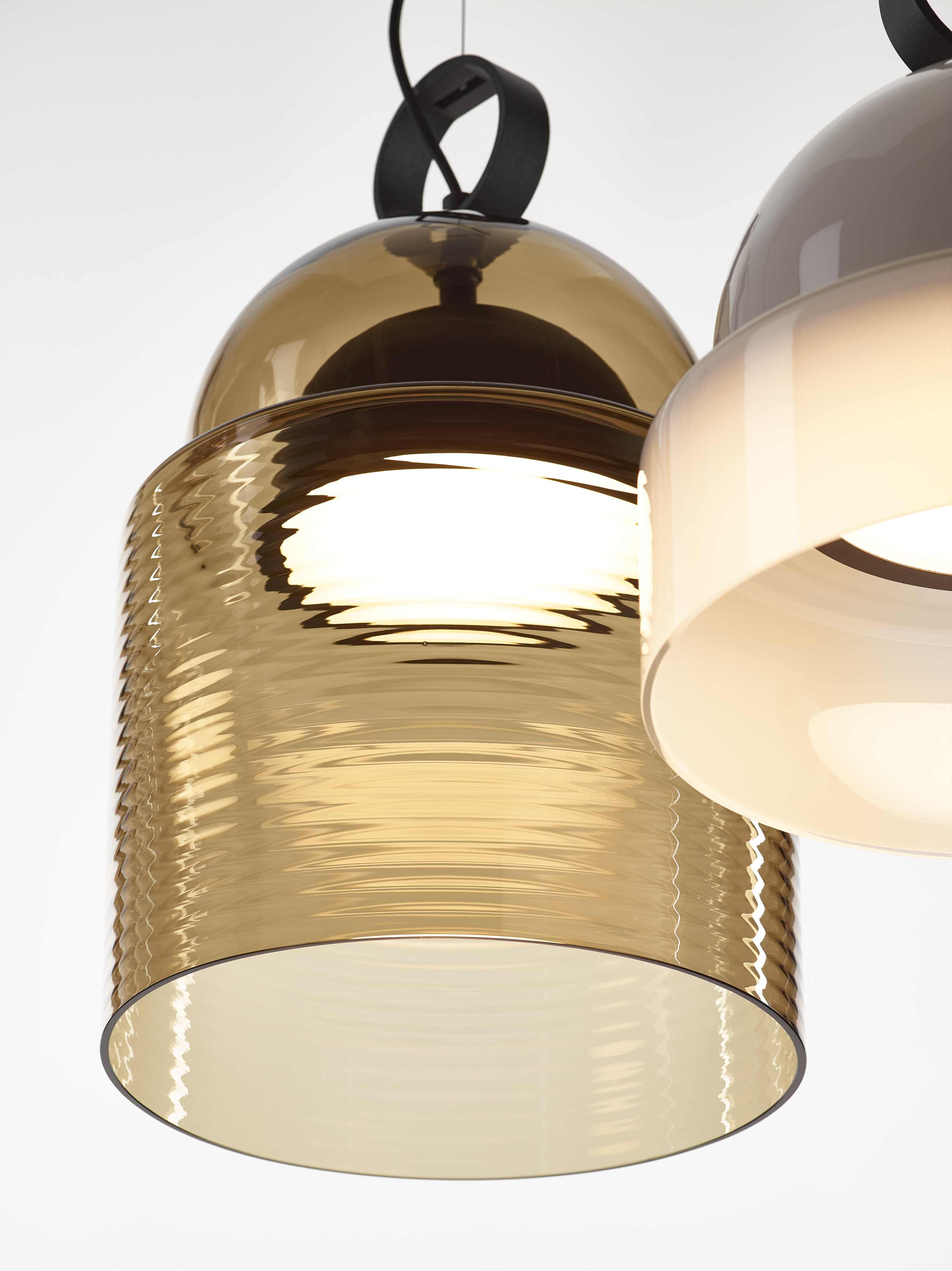 Závesná lampa DOME fúkané sklo