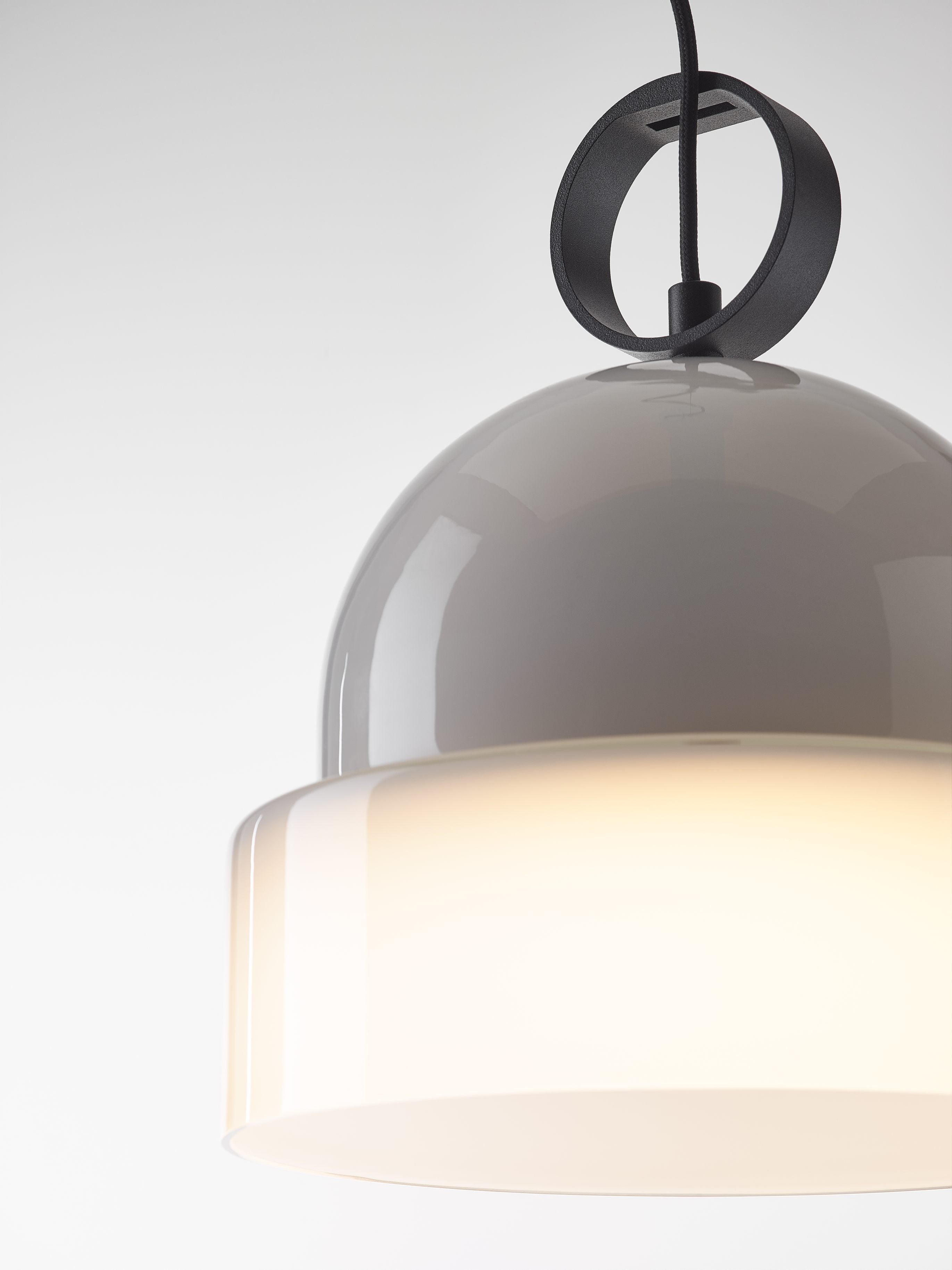 Závesná lampa DOME fúkané sklo