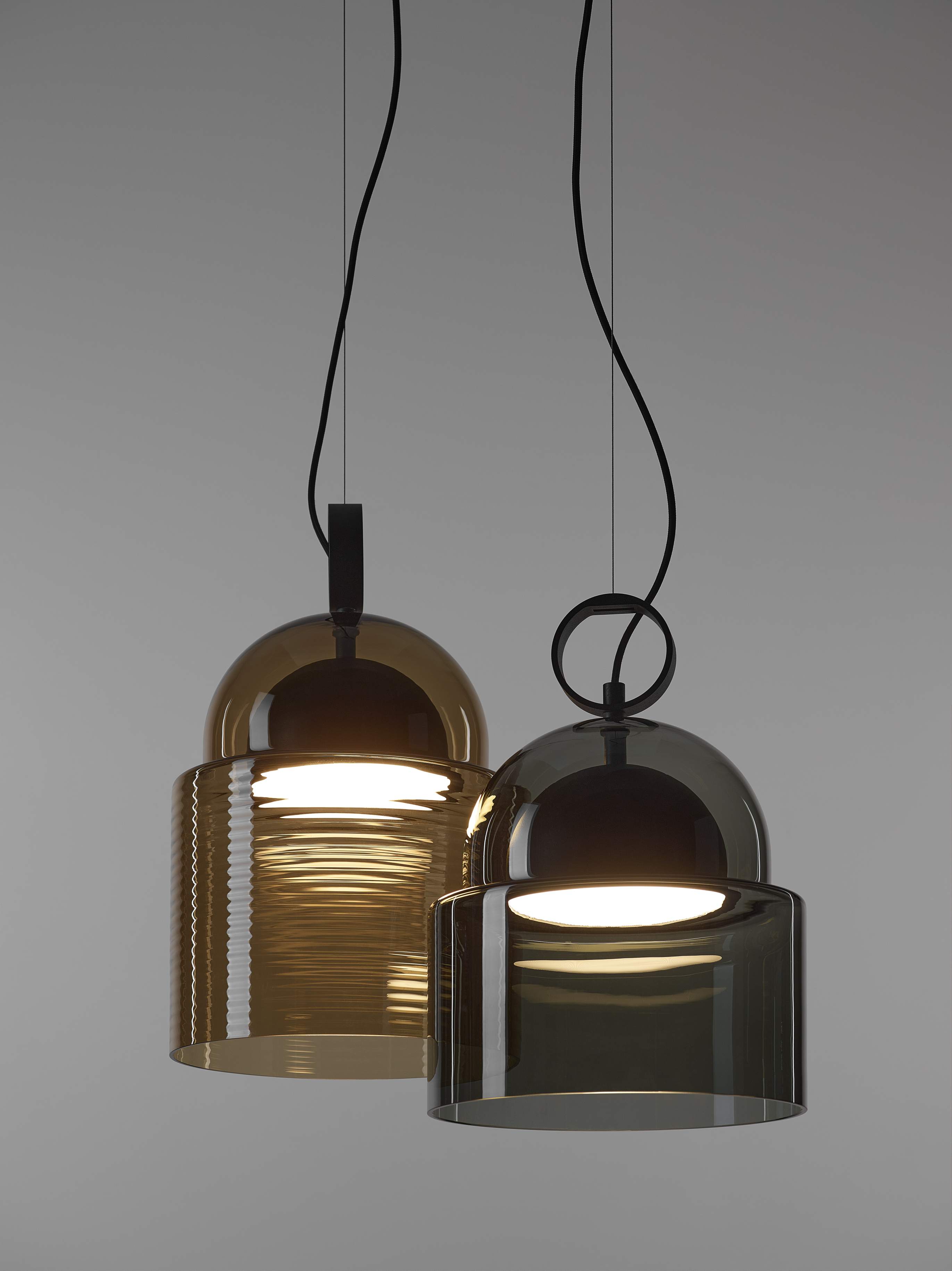 Závesná lampa DOME fúkané sklo