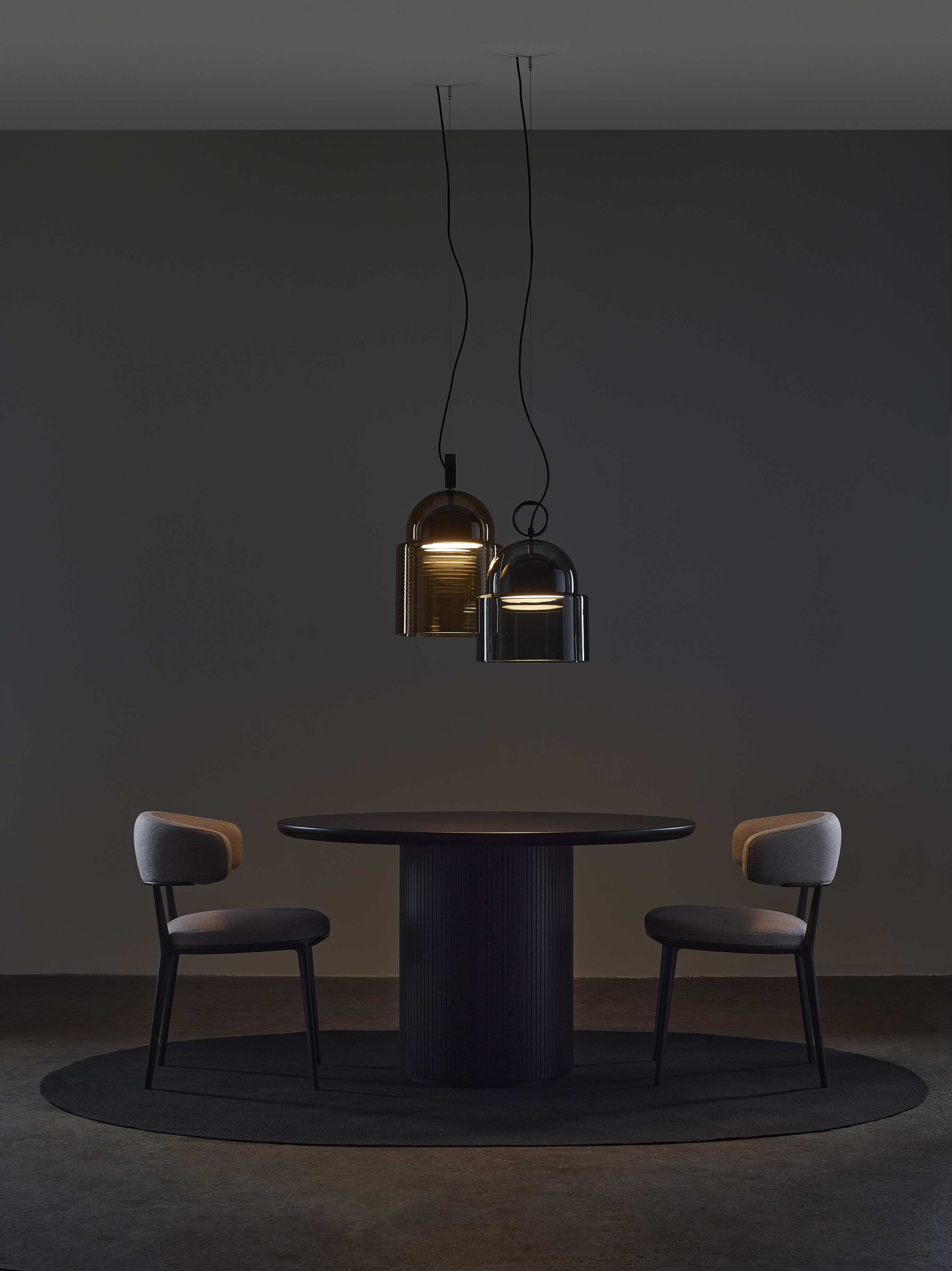 Závesná lampa DOME fúkané sklo