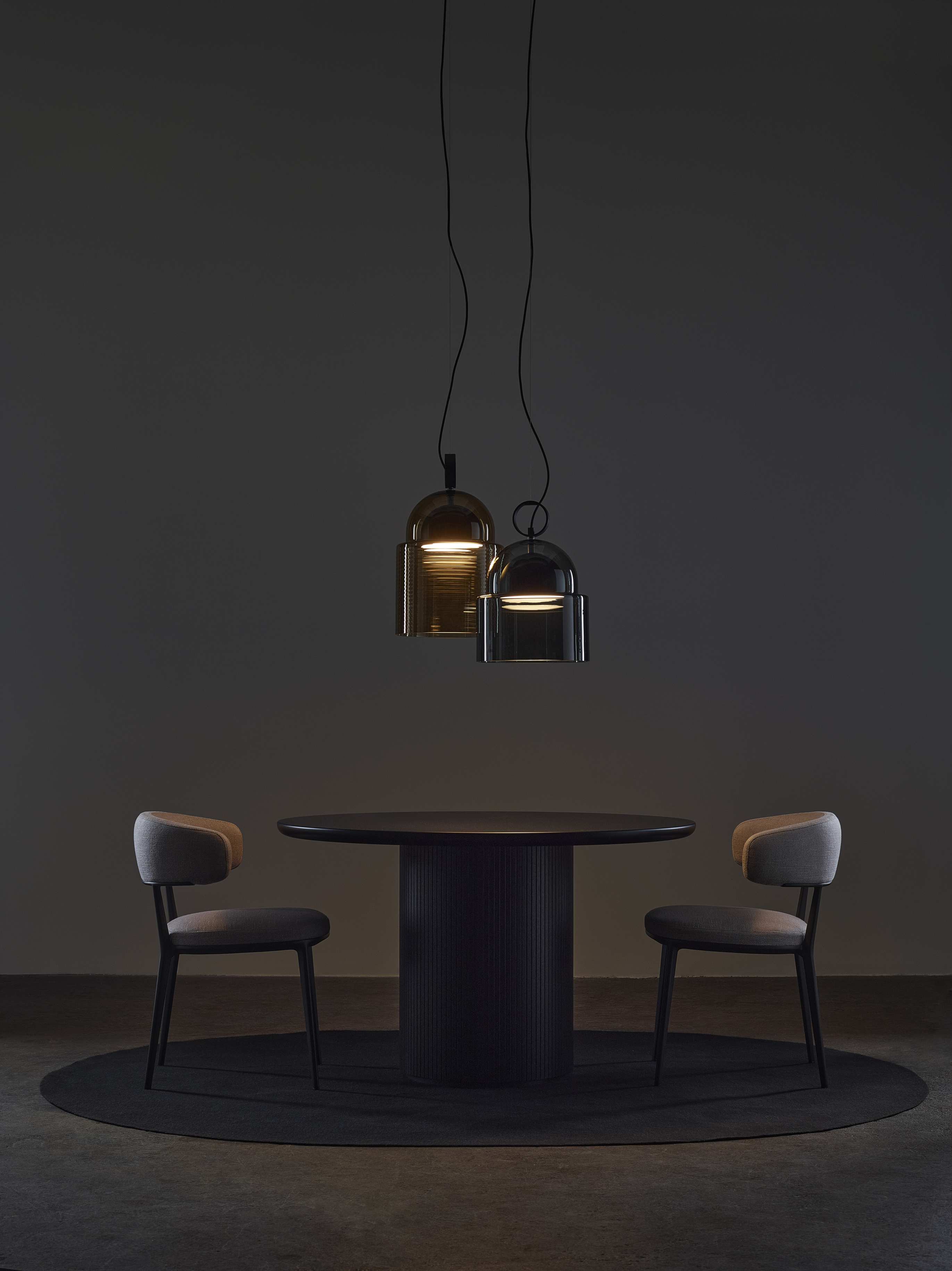 Závesná lampa DOME fúkané sklo