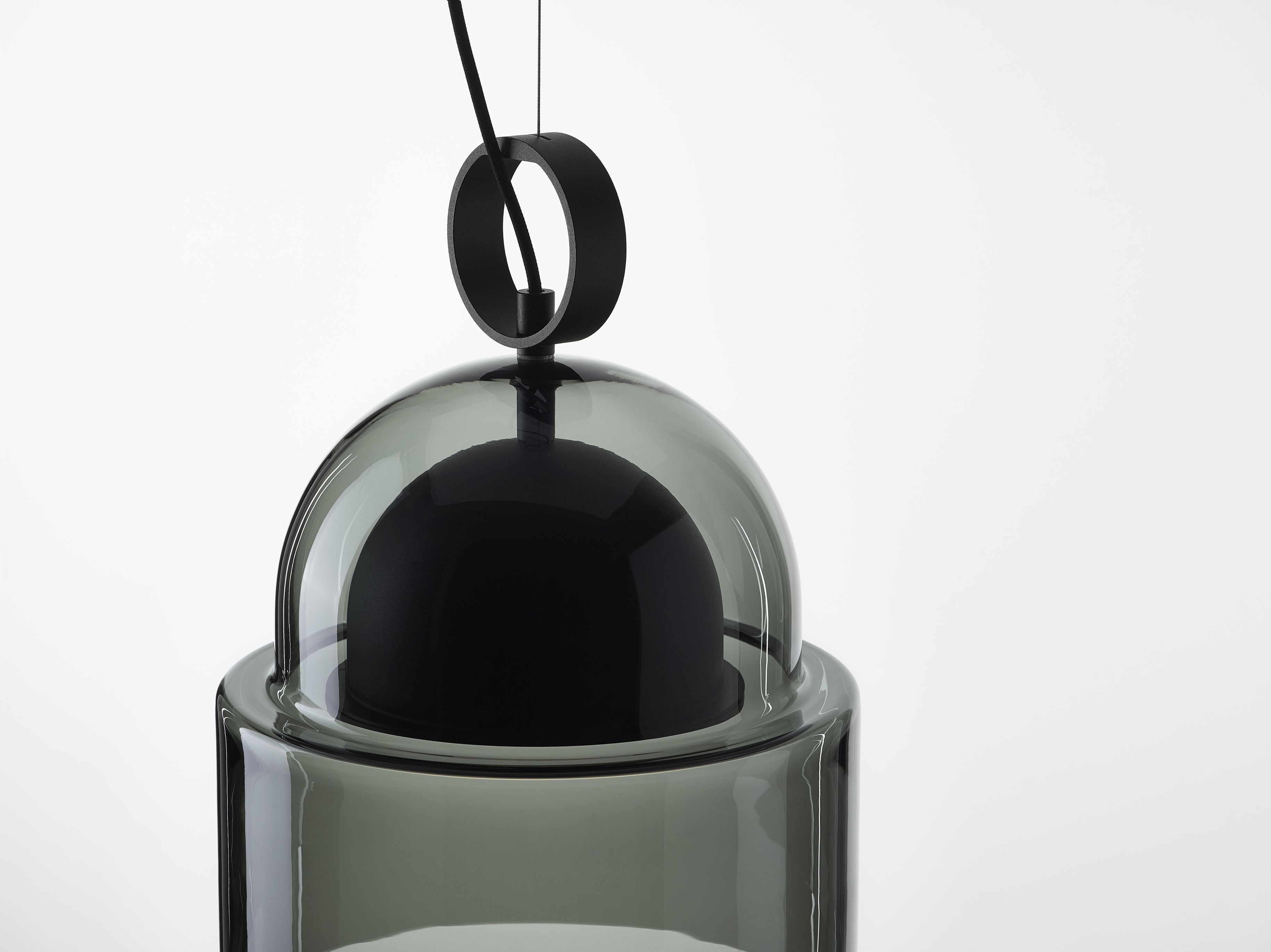 Závesná lampa DOME fúkané sklo