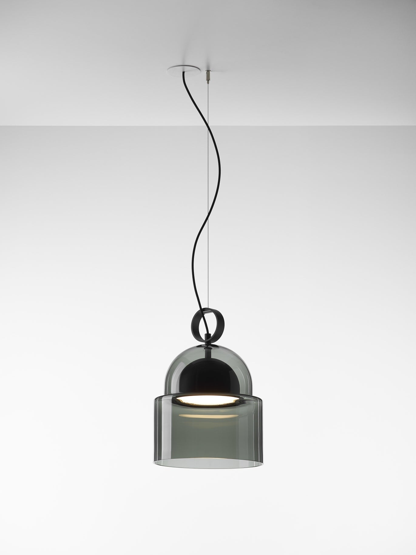 Závesná lampa DOME fúkané sklo