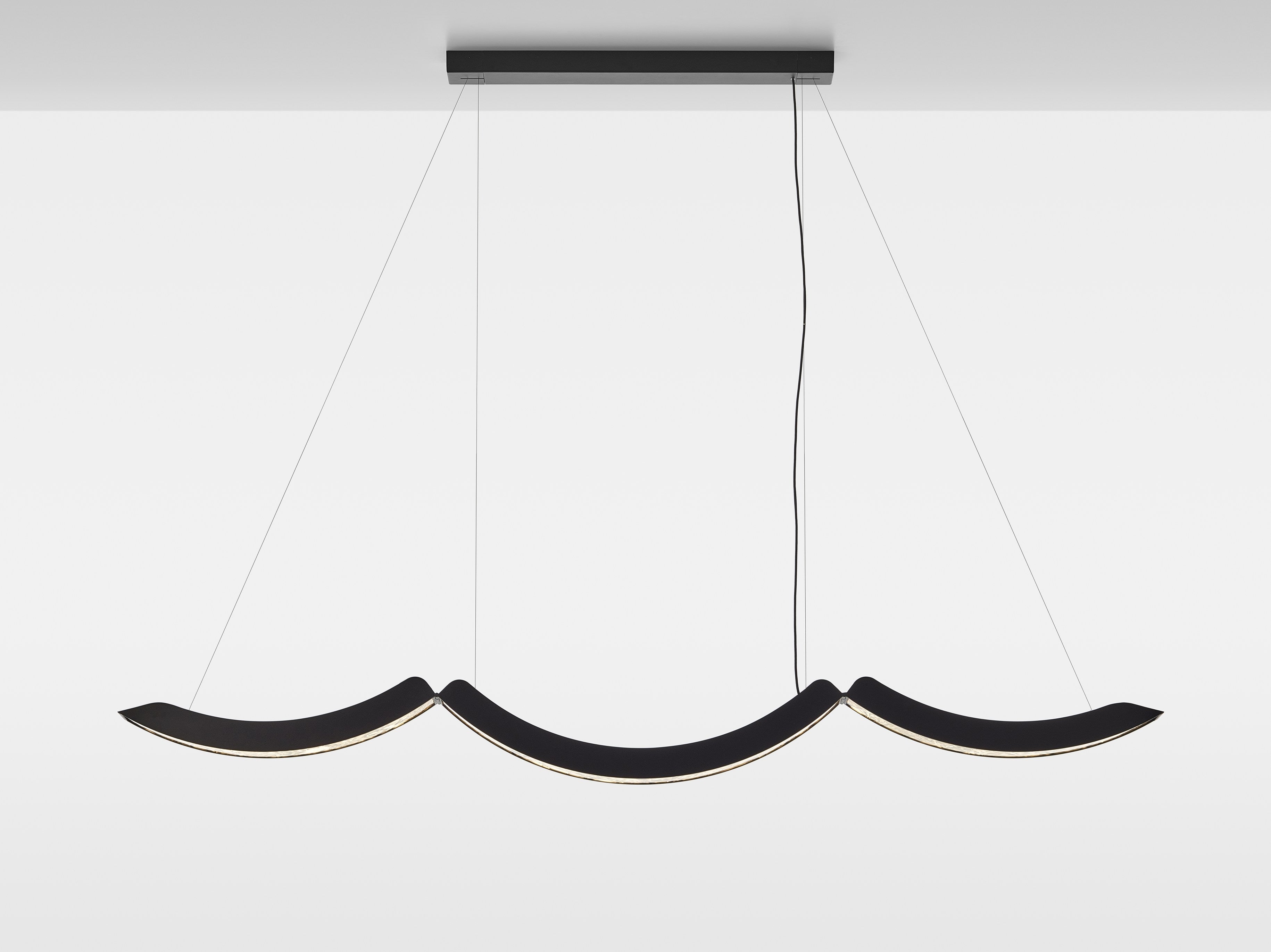Závesná lampa ELO sklo Brokisglass