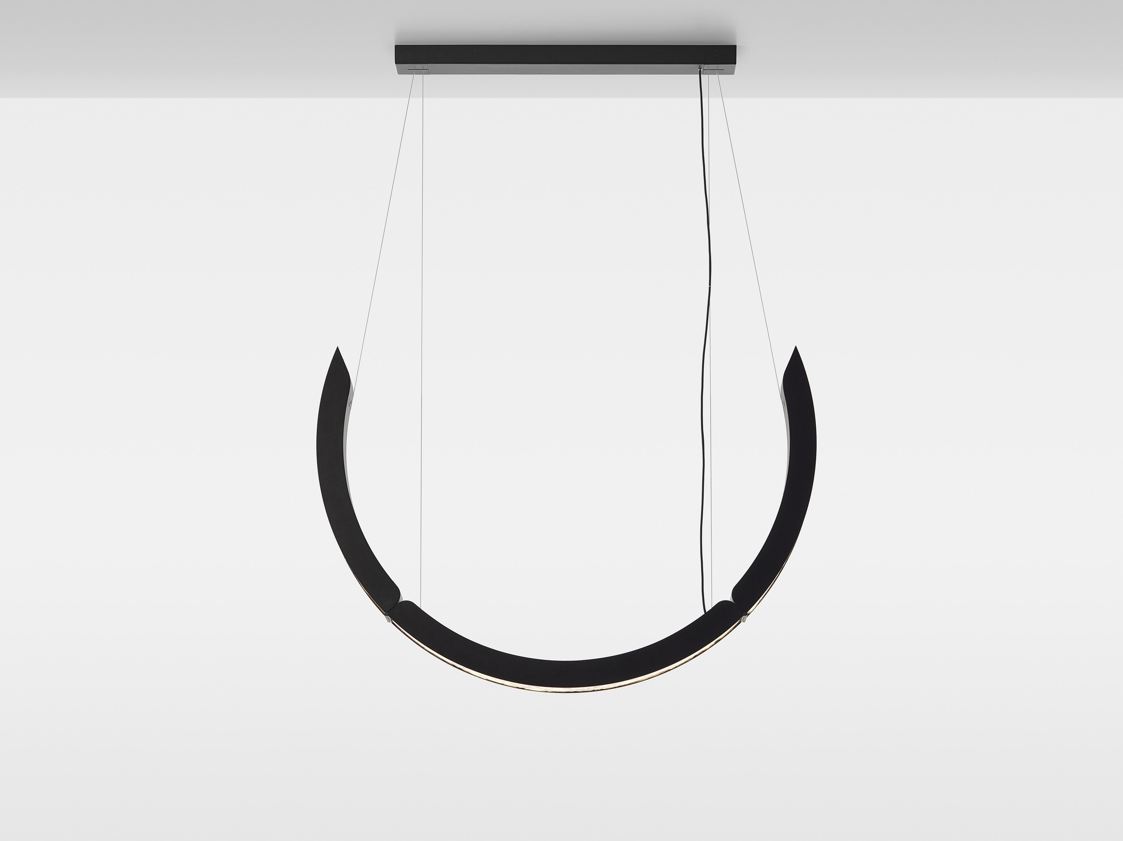 Závesná lampa ELO sklo Brokisglass