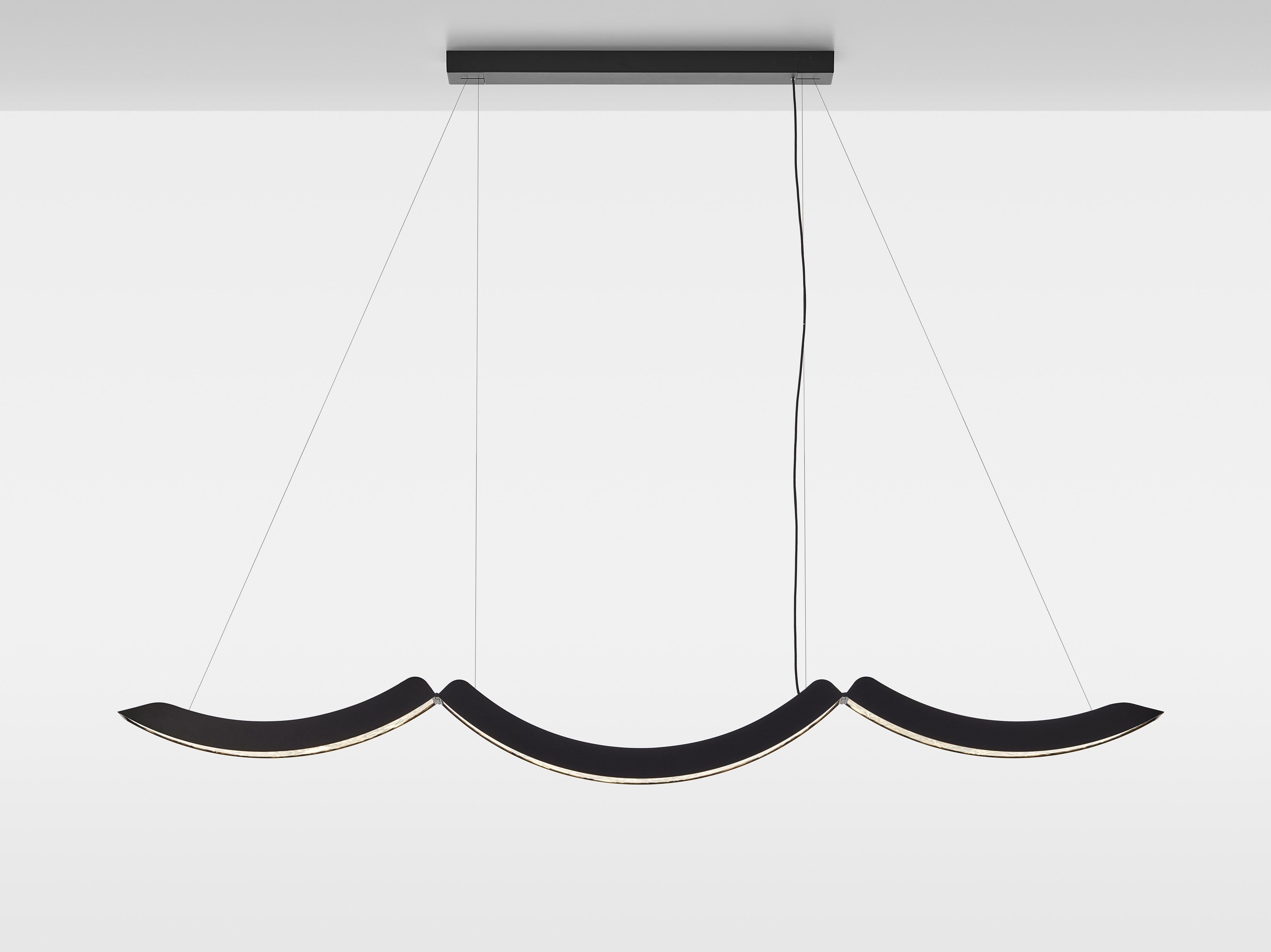 Závesná lampa ELO sklo Brokisglass