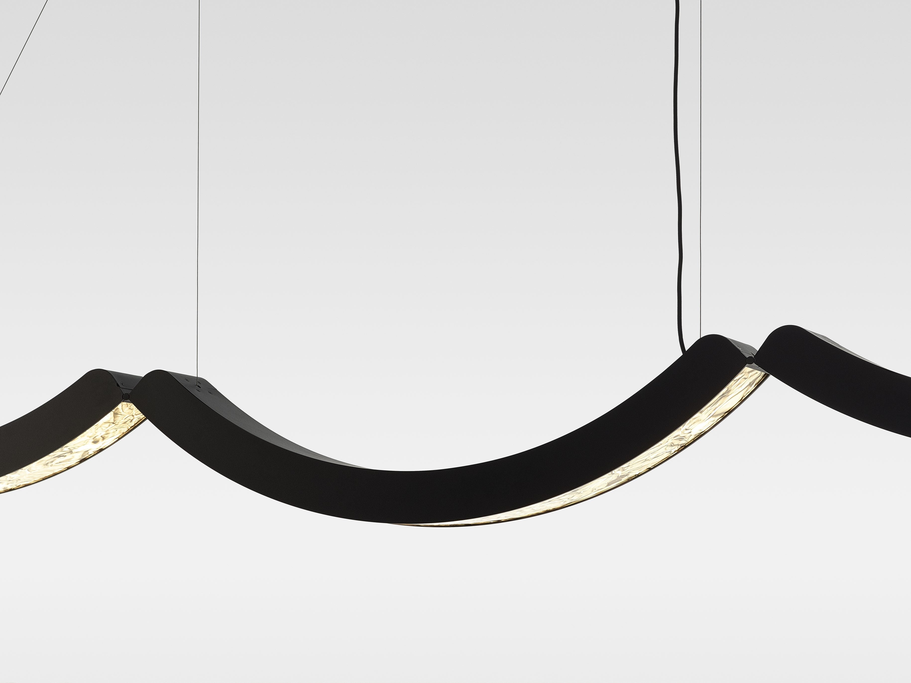 Závesná lampa ELO sklo Brokisglass