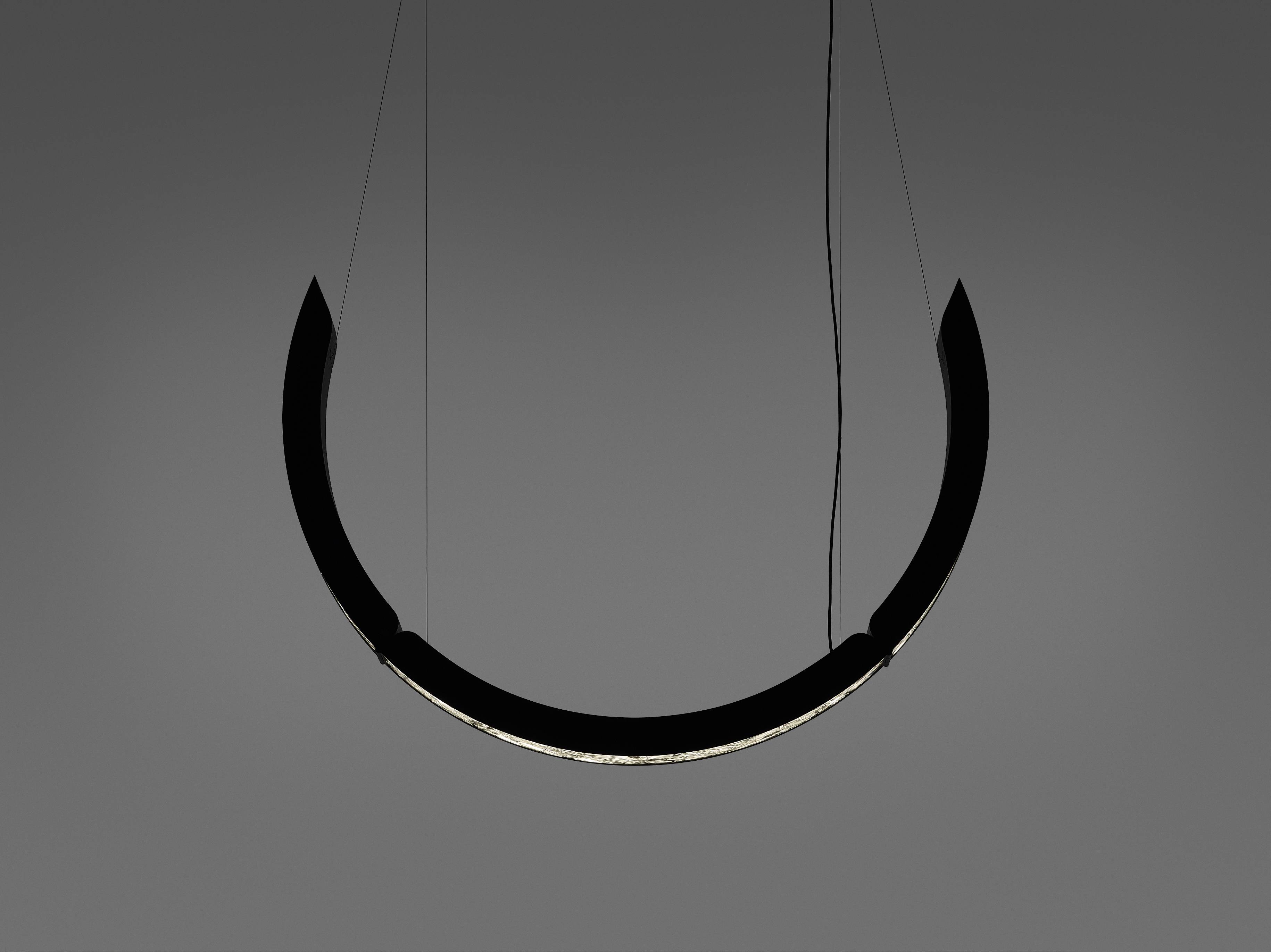 Závesná lampa ELO sklo Brokisglass