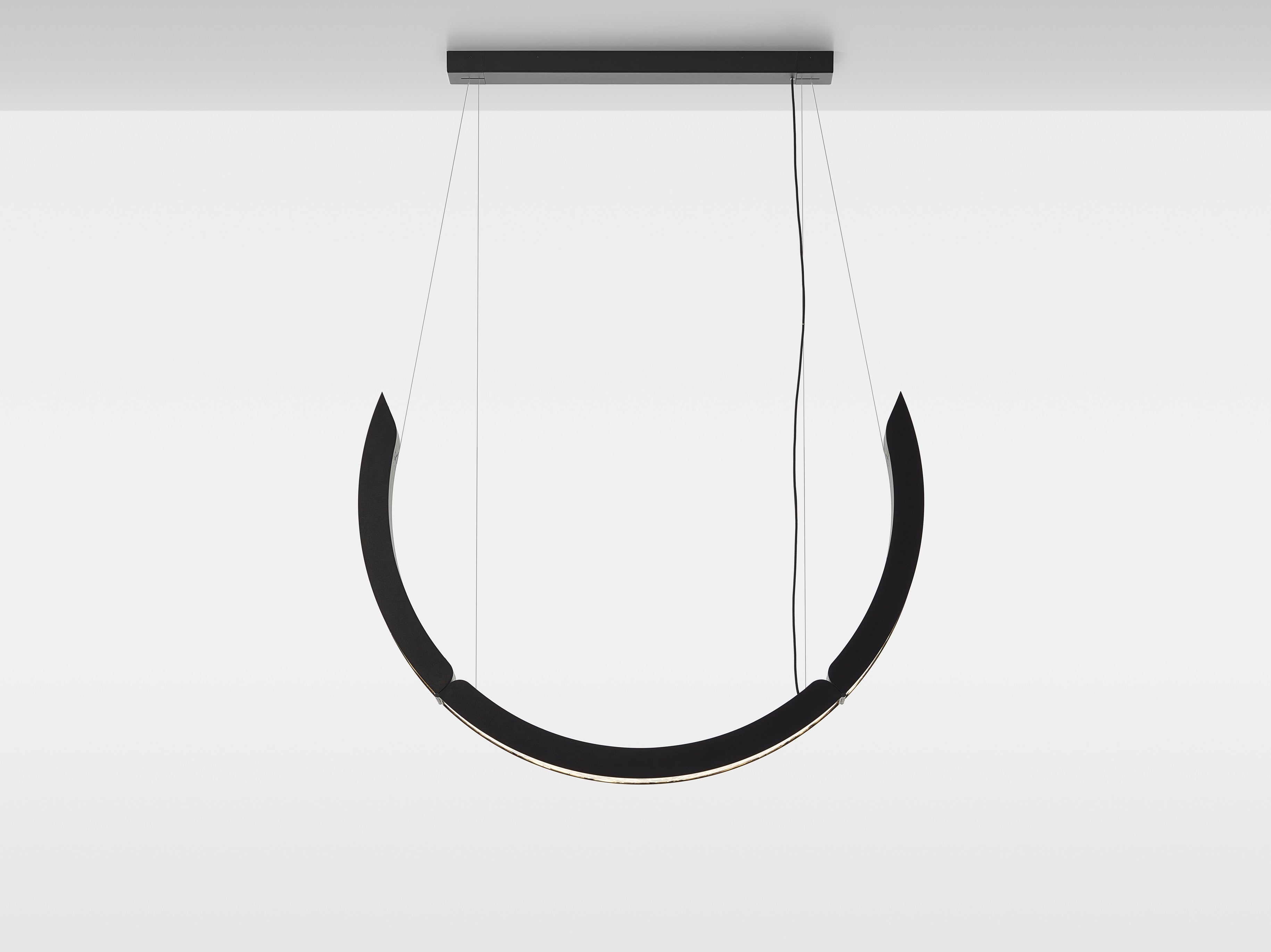 Závesná lampa ELO sklo Brokisglass