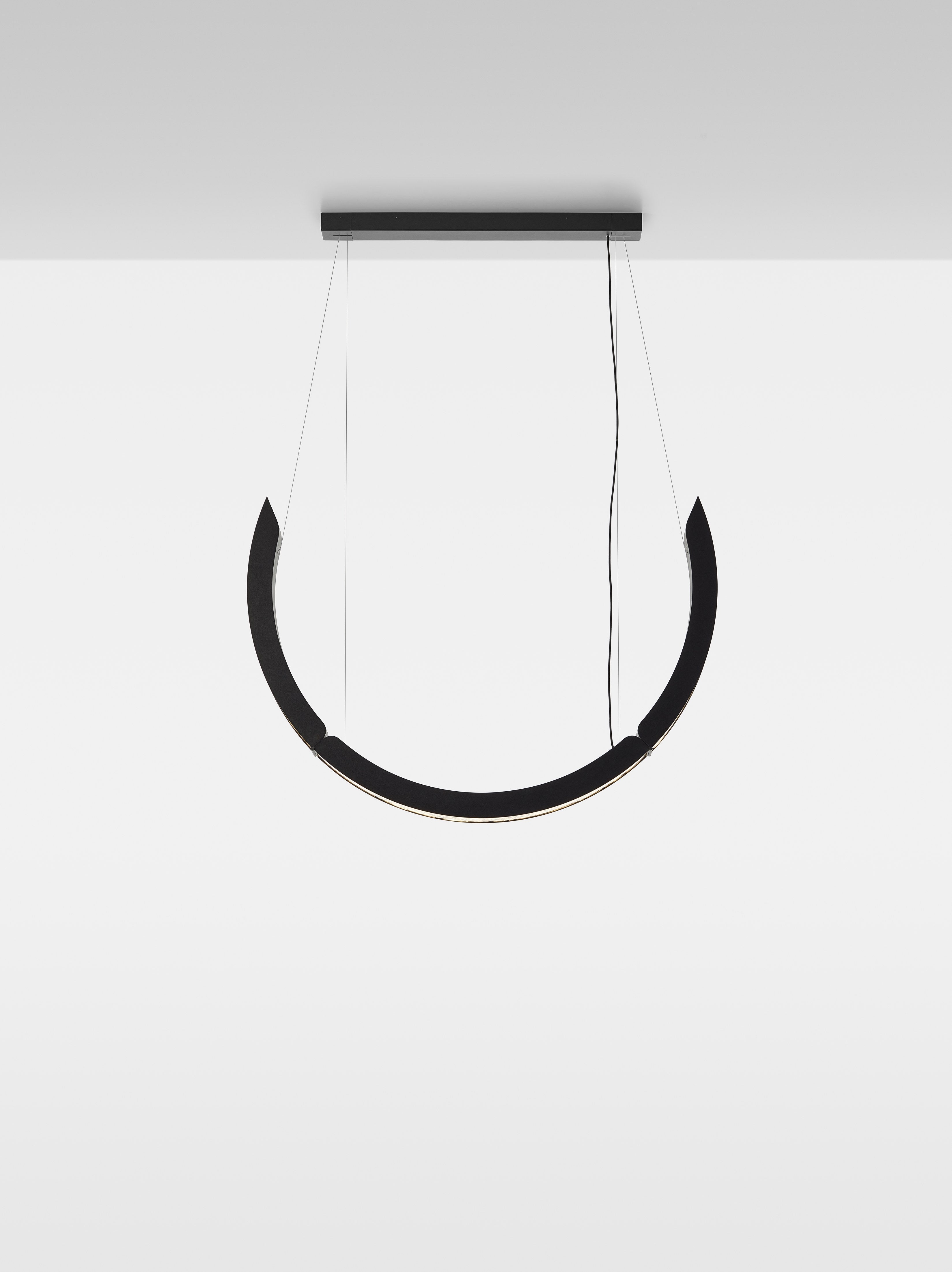 Závesná lampa ELO sklo Brokisglass