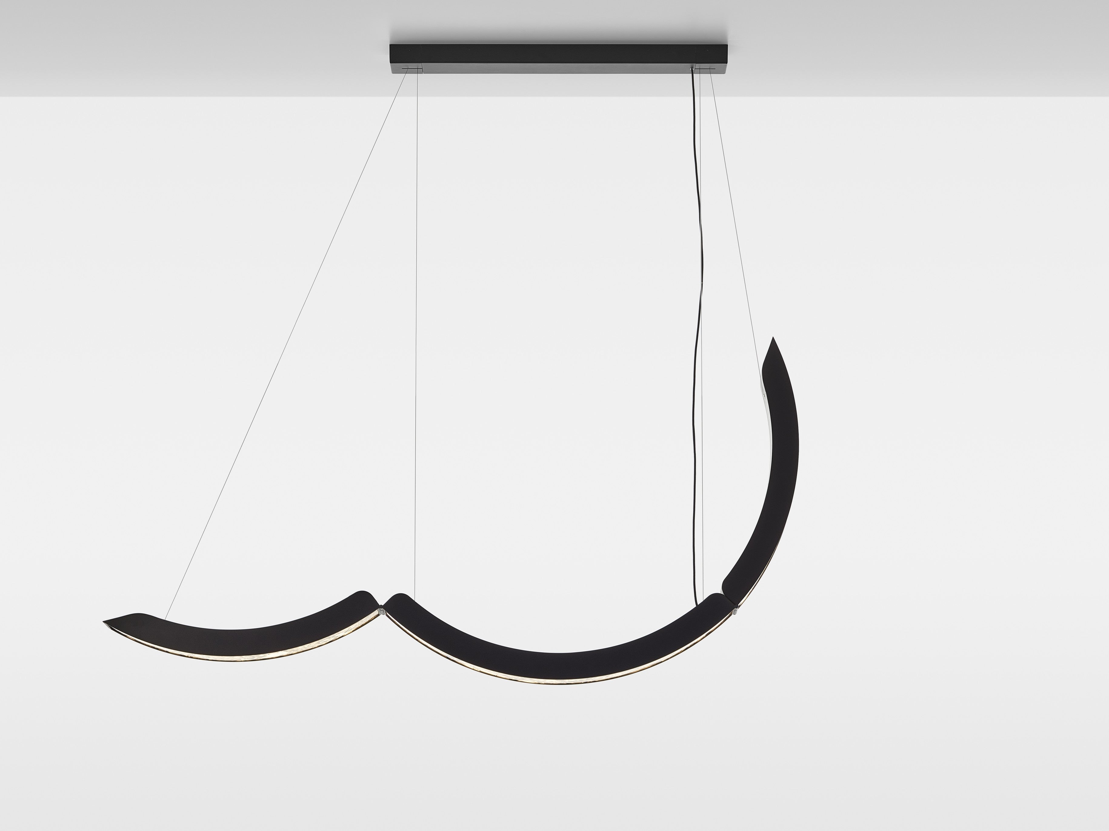 Závesná lampa ELO sklo Brokisglass